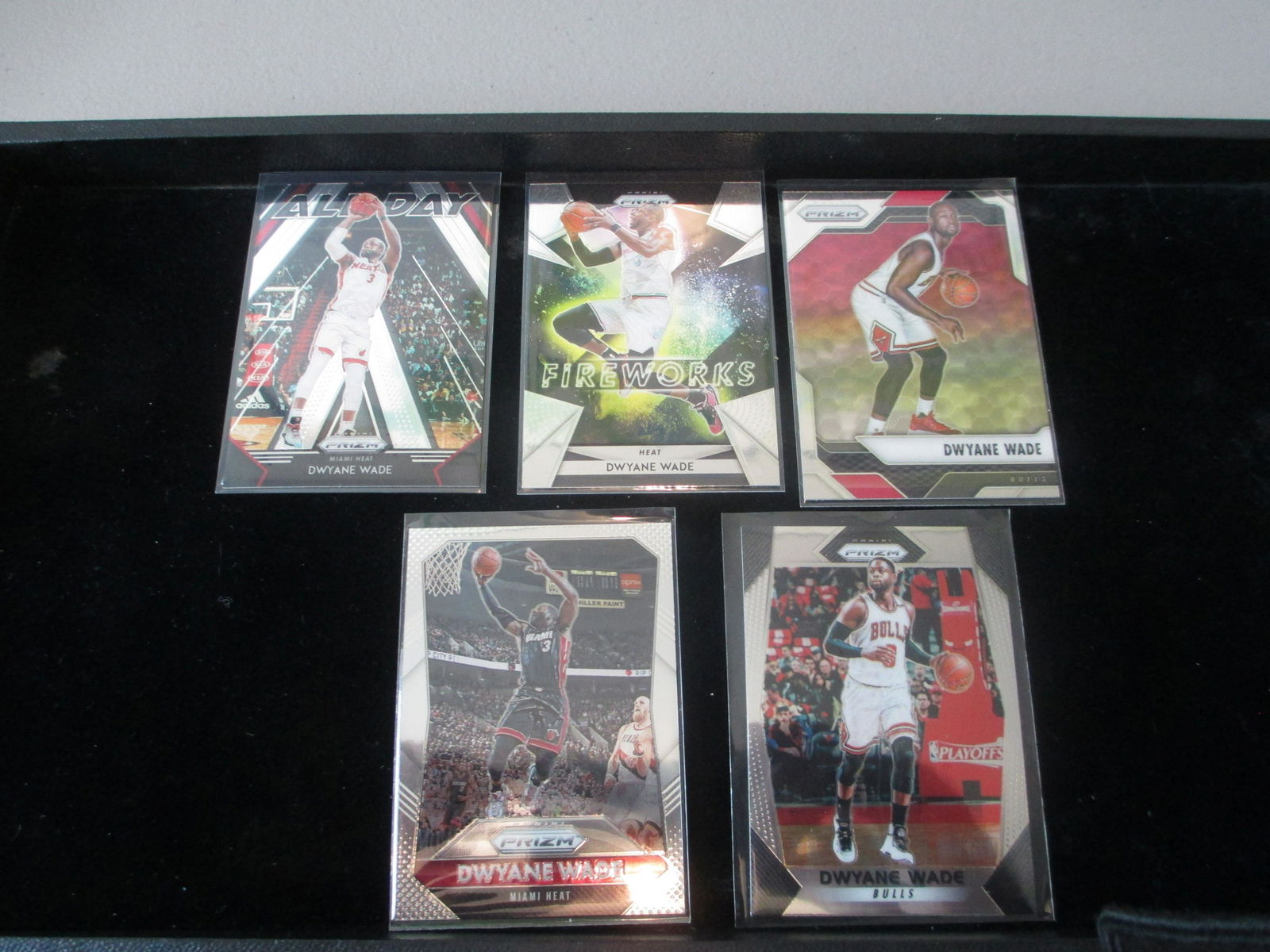 lot of 5 dwayne wade prizm cards (1 of 1)