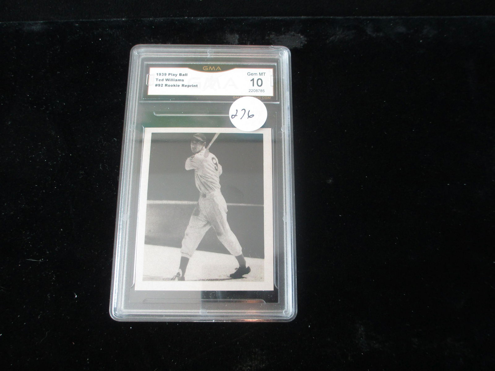 gma graded 1939 ted williams reprint mint 10 (1 of 1)