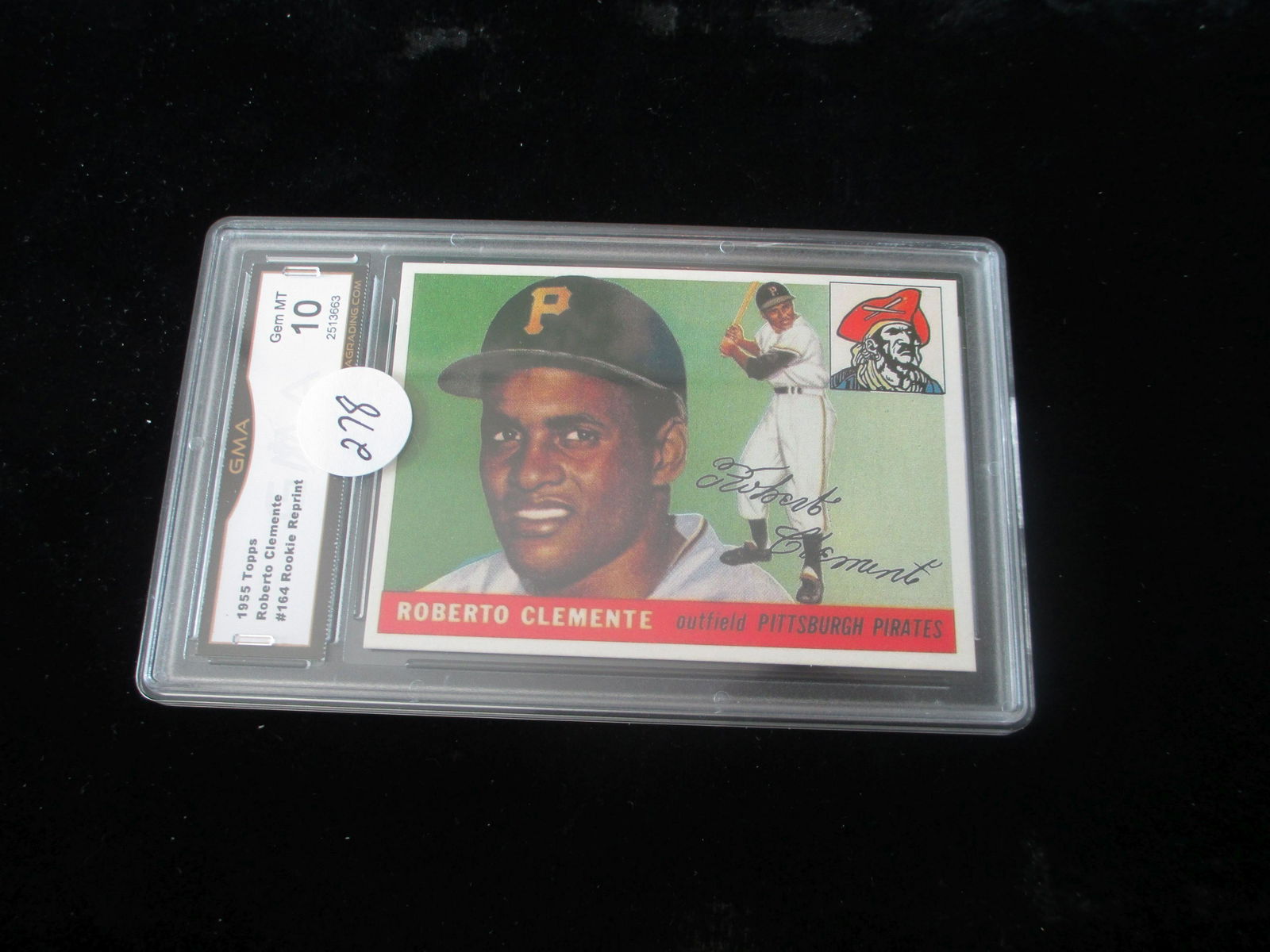 gma graded 1955 reprint roberto clemente mint 10 (1 of 1)