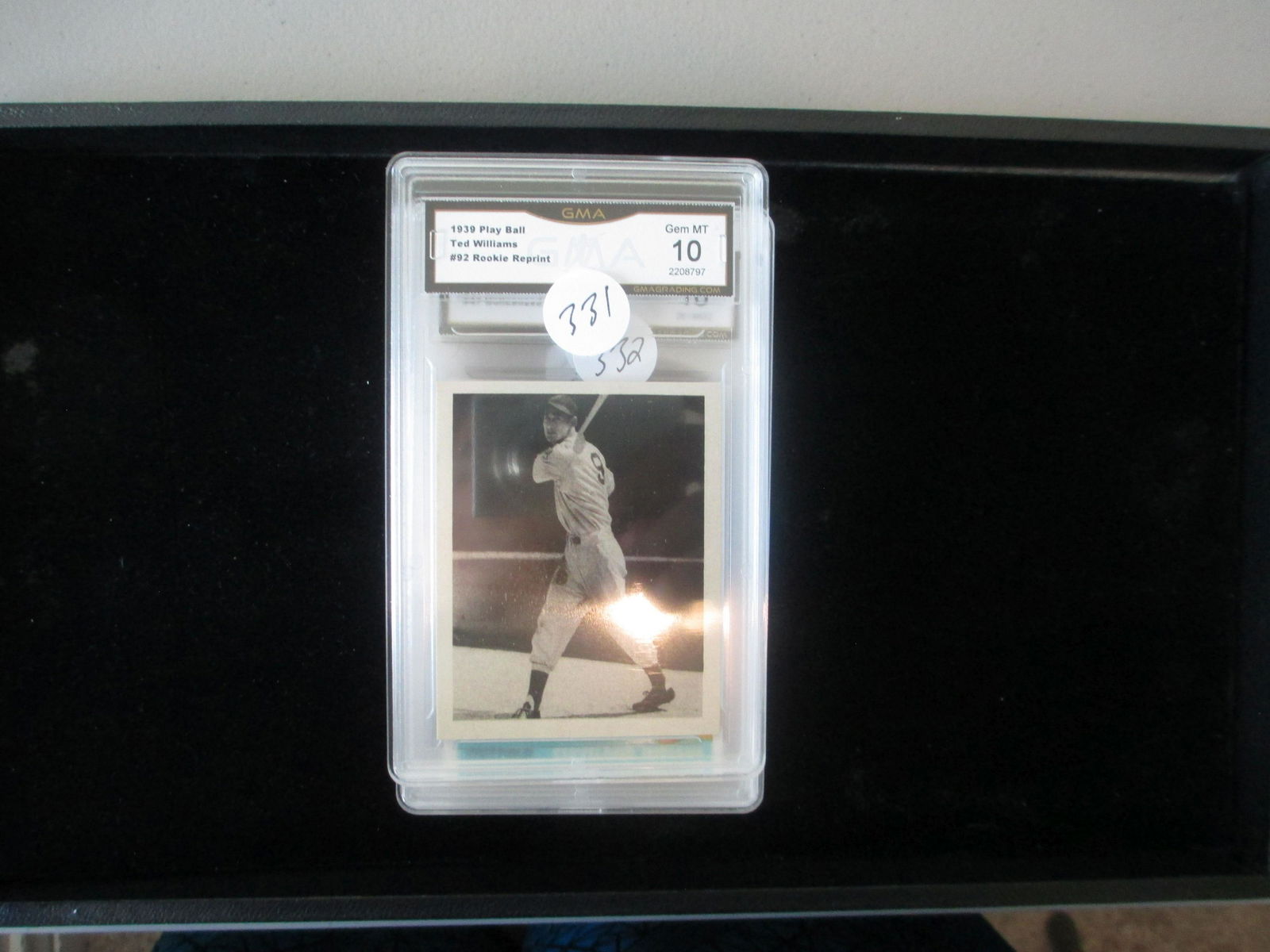 gma graded 1939 ted williams reprint mint 10 (1 of 1)