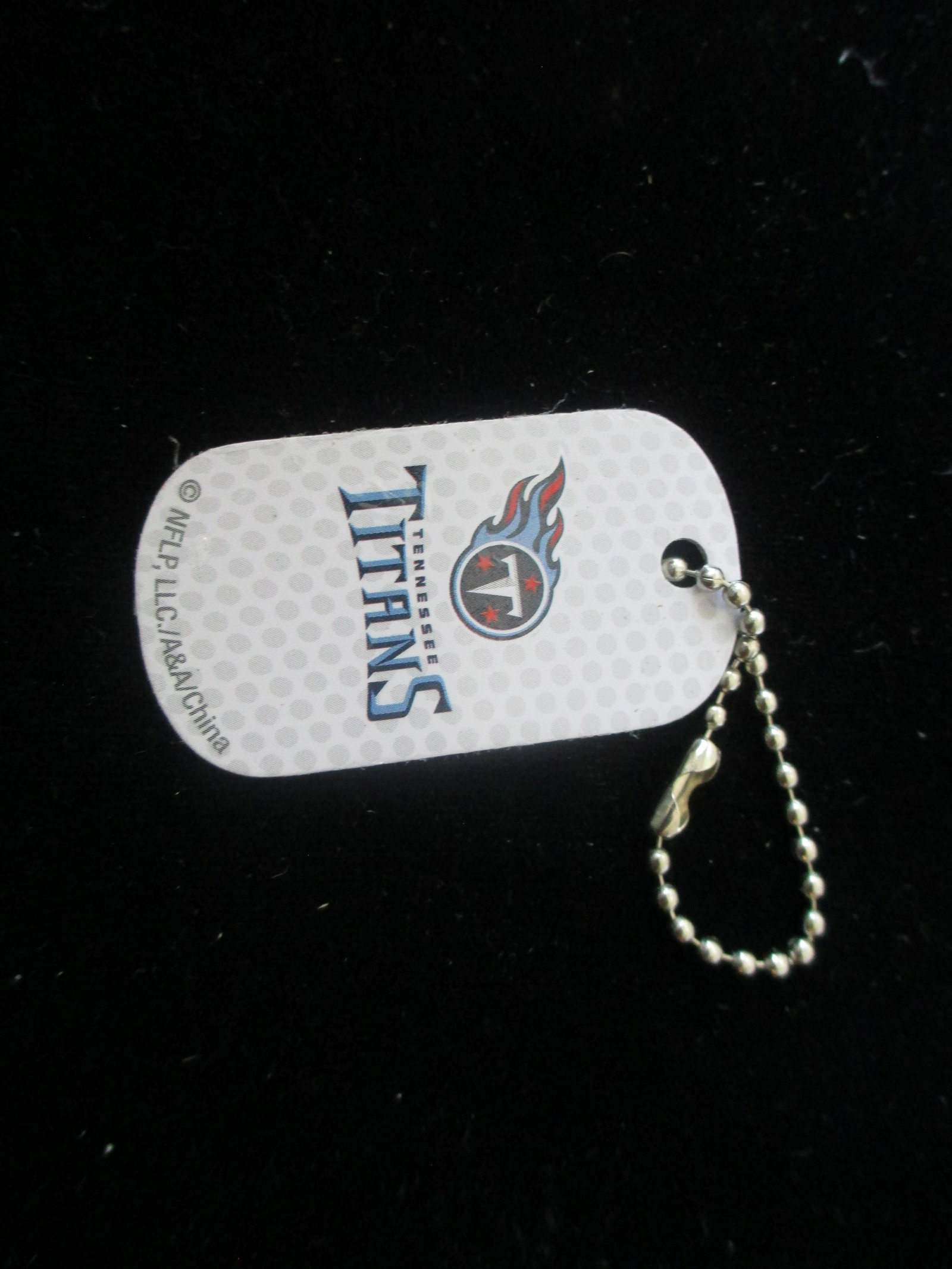 nfl key chain/dog tag: new