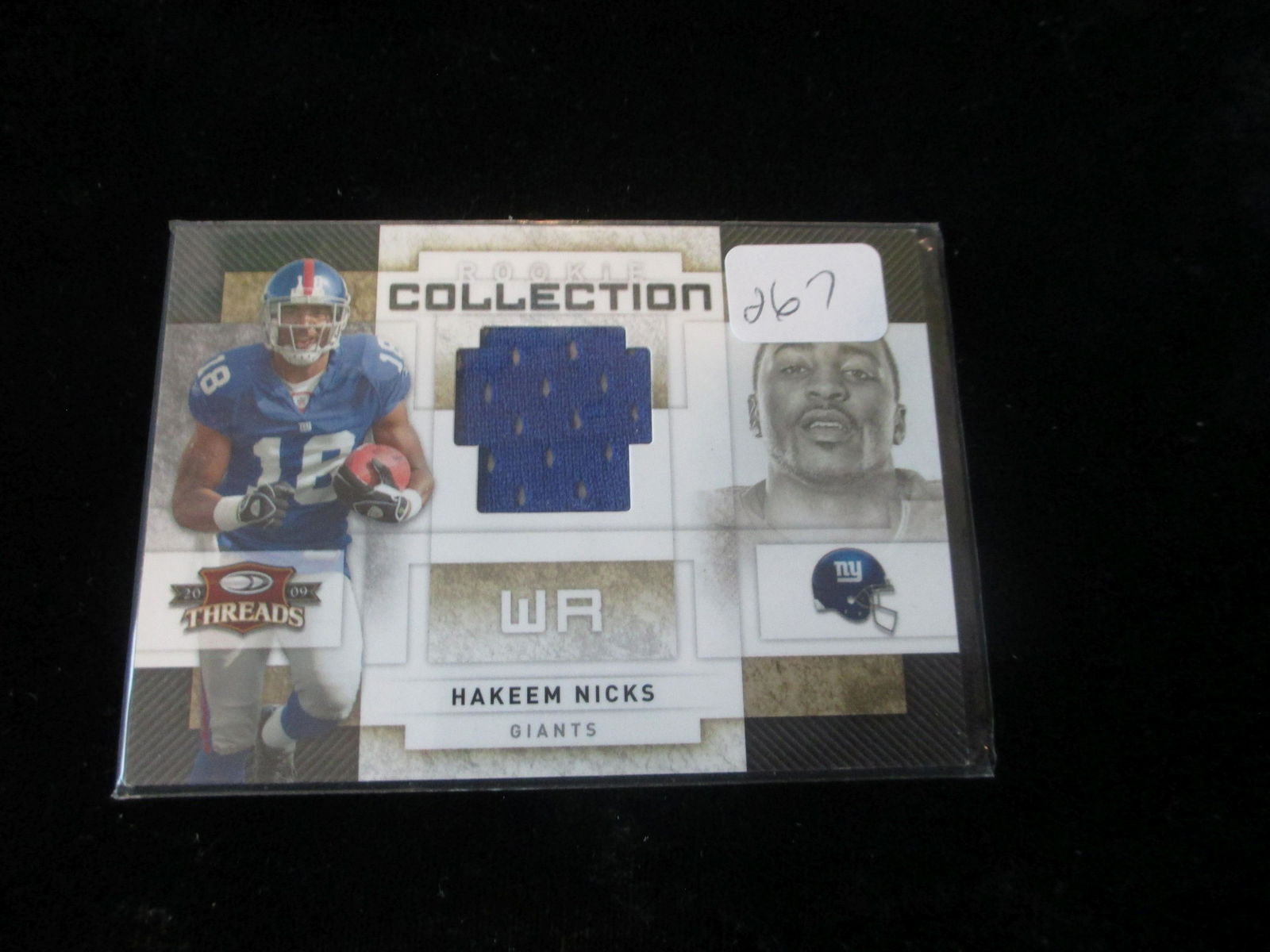 hakeem nicks jersey card #429/500 (1 of 1)