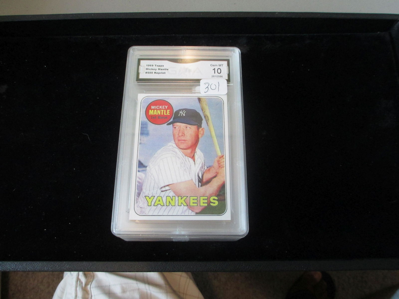 gma graded 1959 reprint mickey mantle mint 10 (1 of 1)