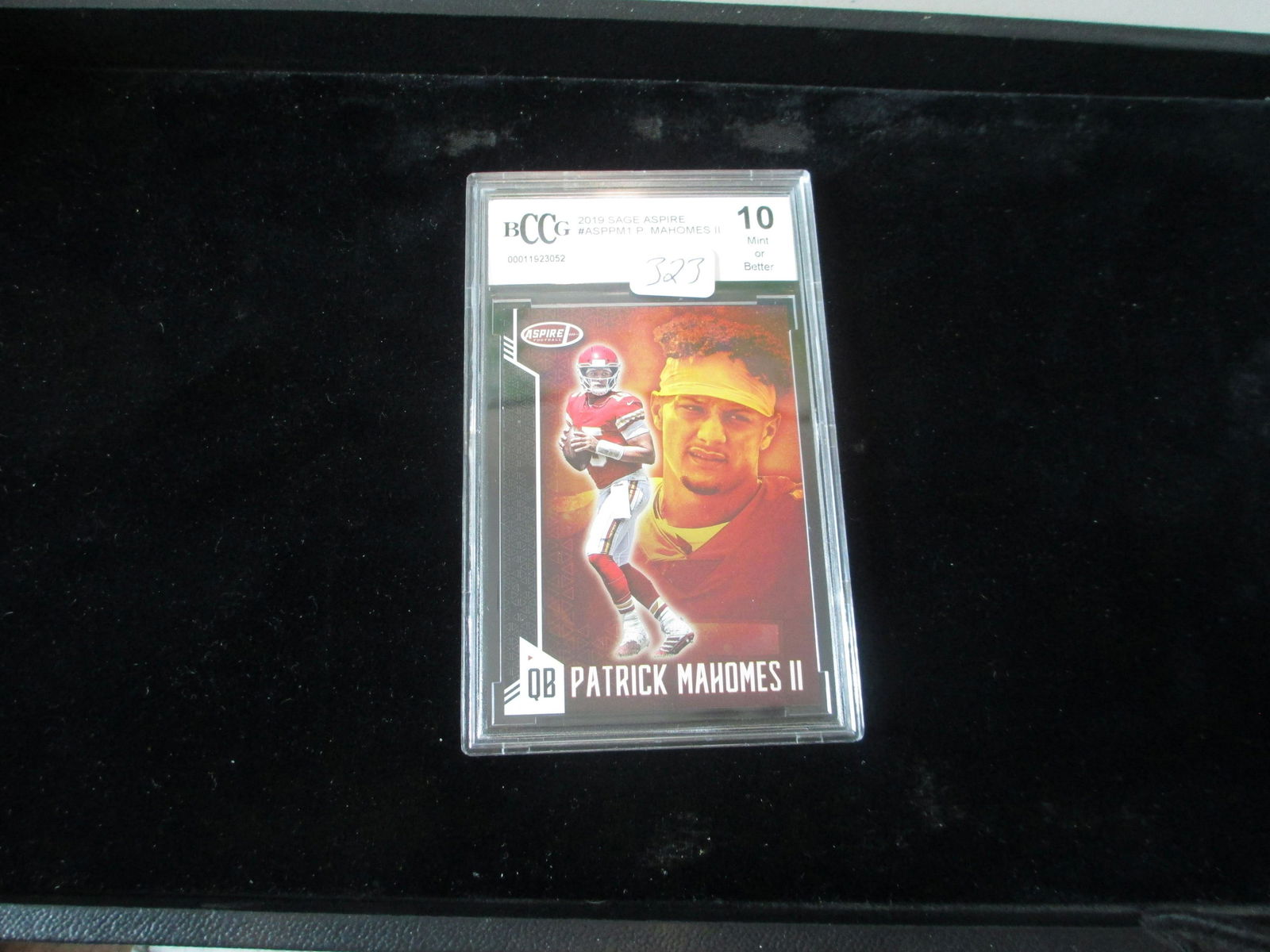 beckett graded 2019 patrick mahomes mint 10 (1 of 1)