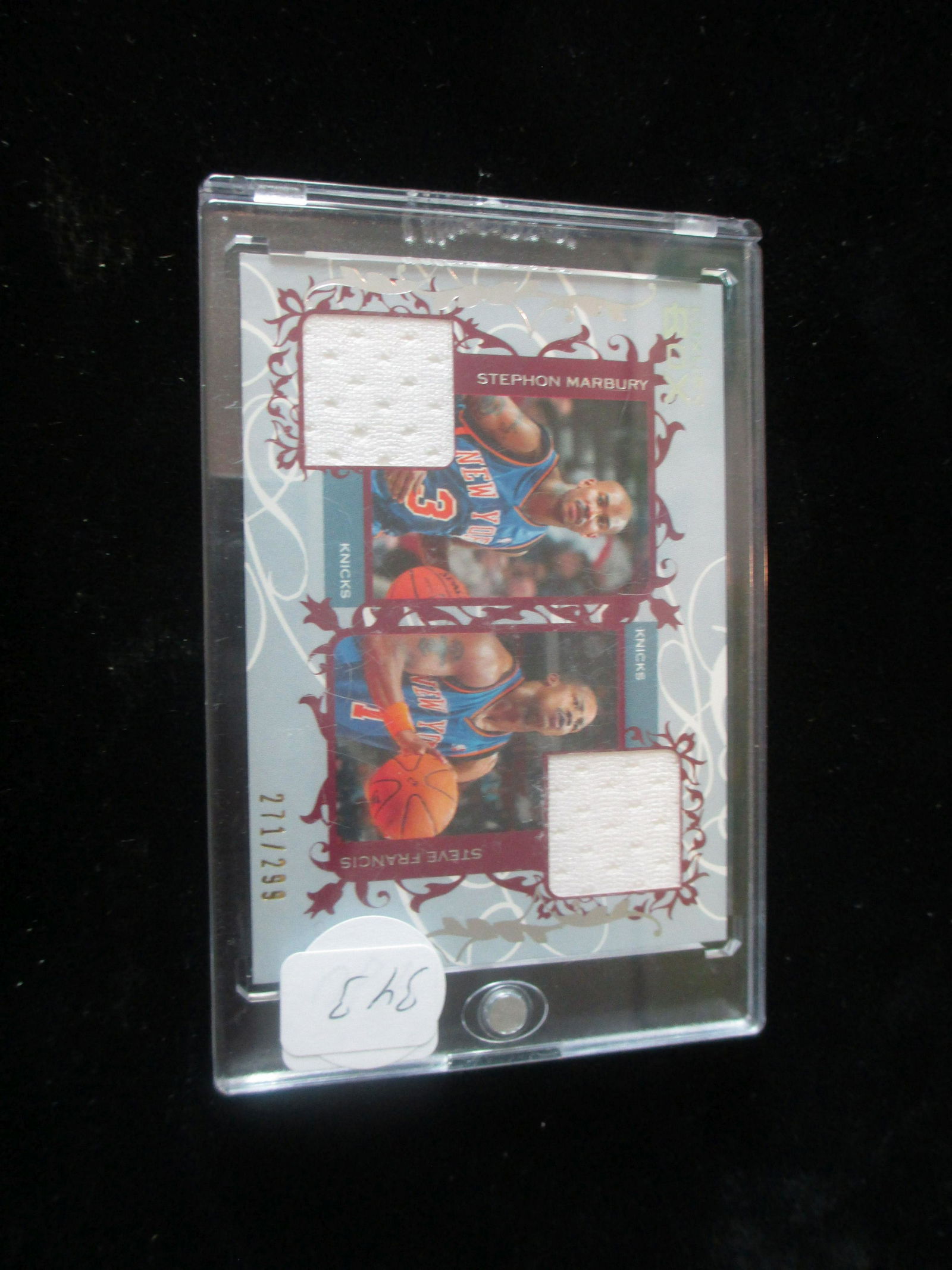stephon marbury/steve francis dual jersey card #271/299 (1 of 1)