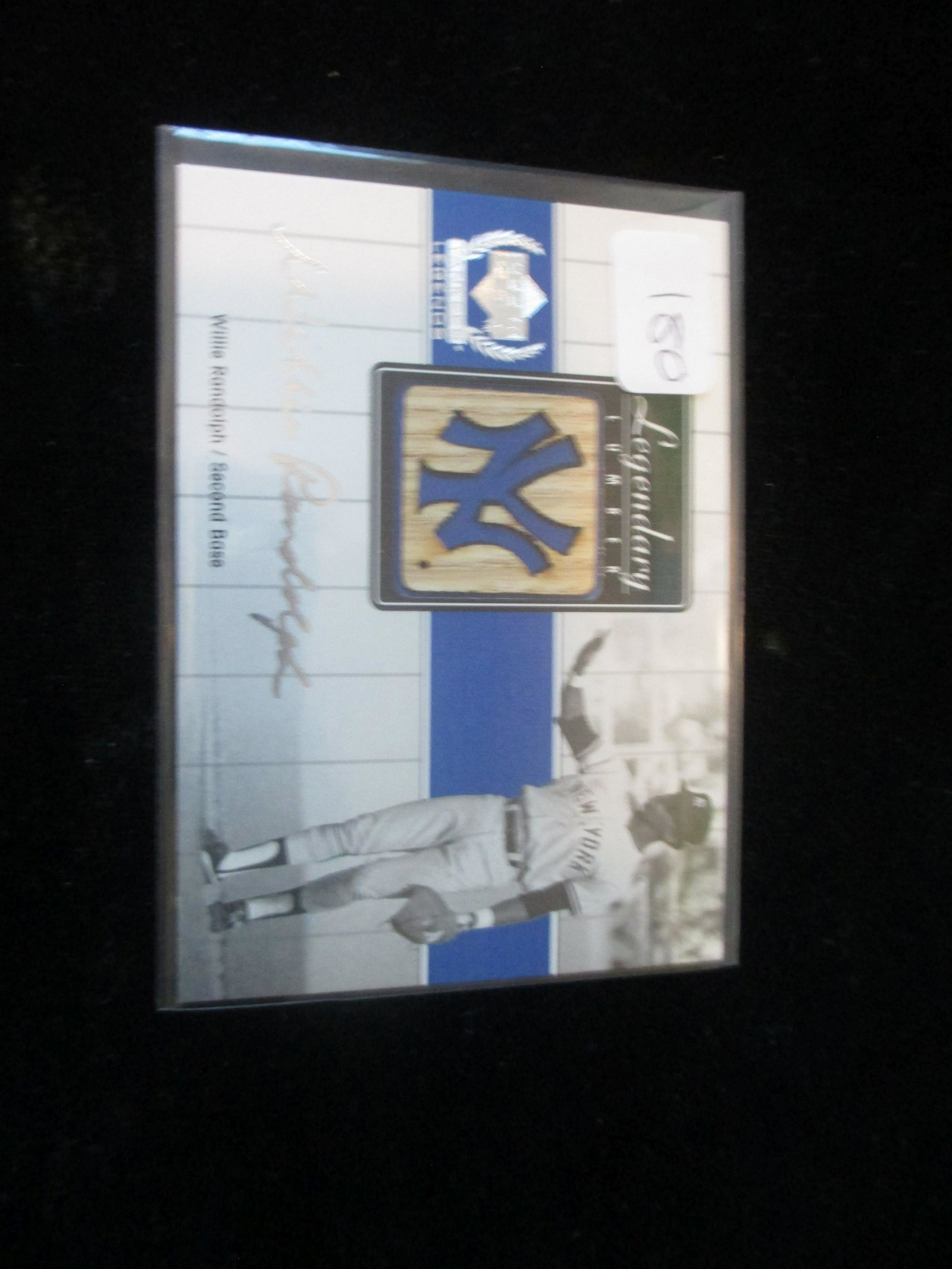 willie randolph game used bat card: yankees