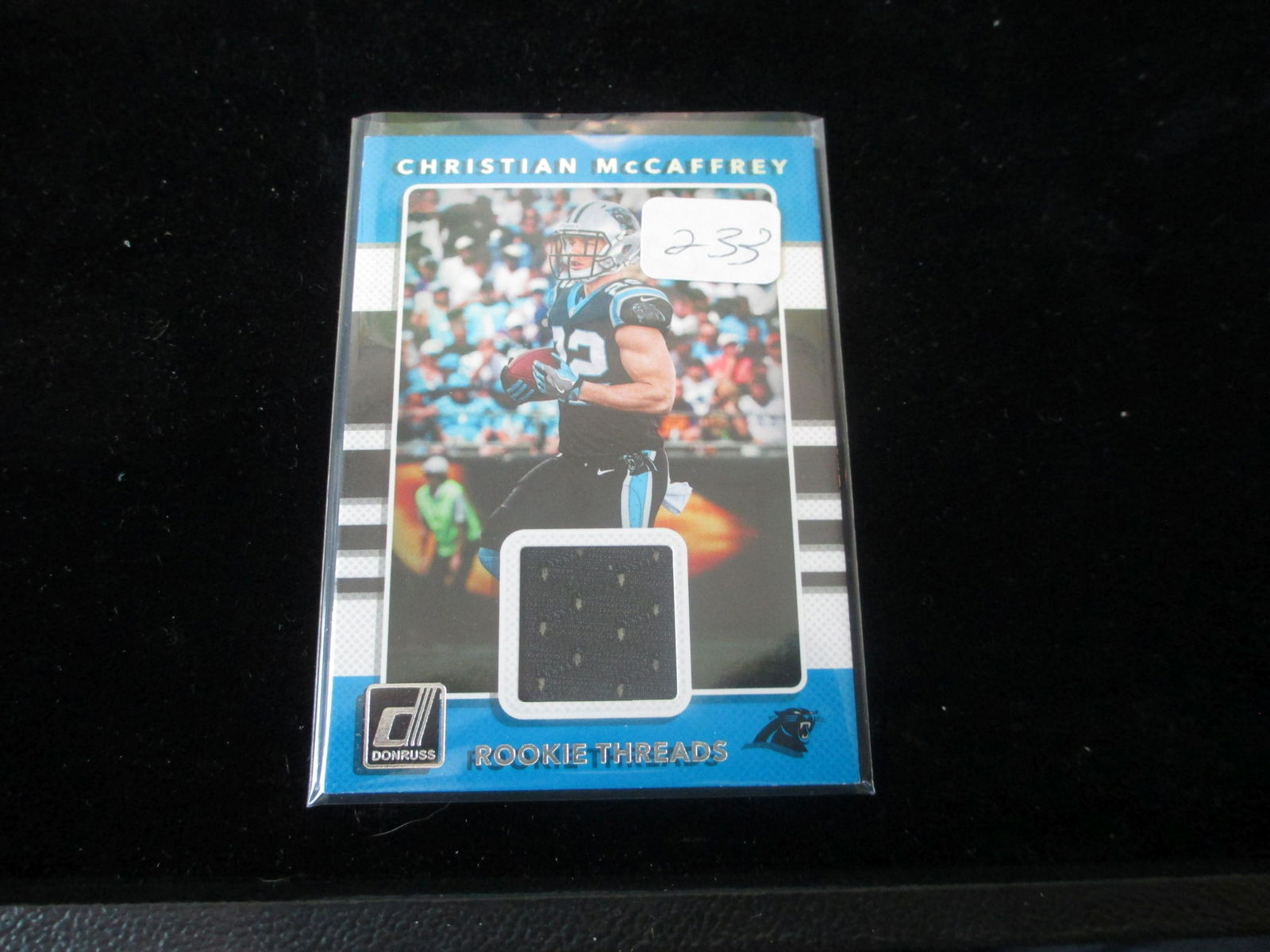 christian mccaffrey jersey card (1 of 1)