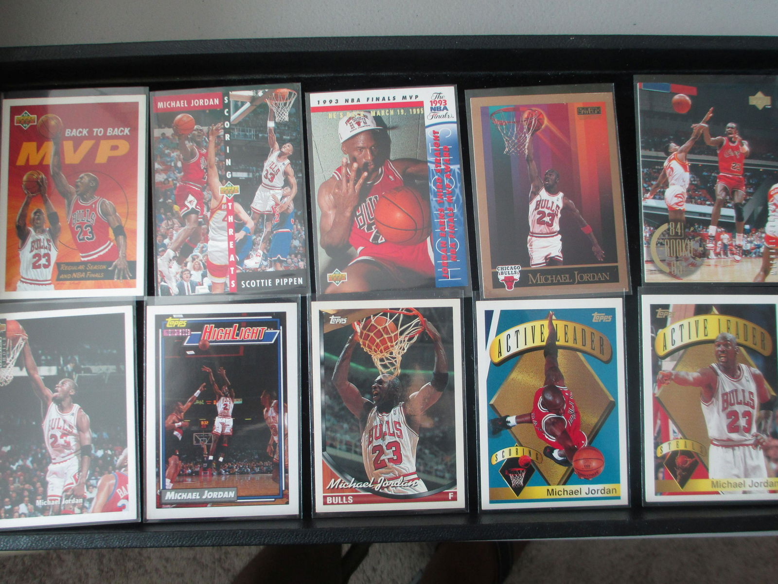 lot of 10 michael jordan cards (1 of 1)