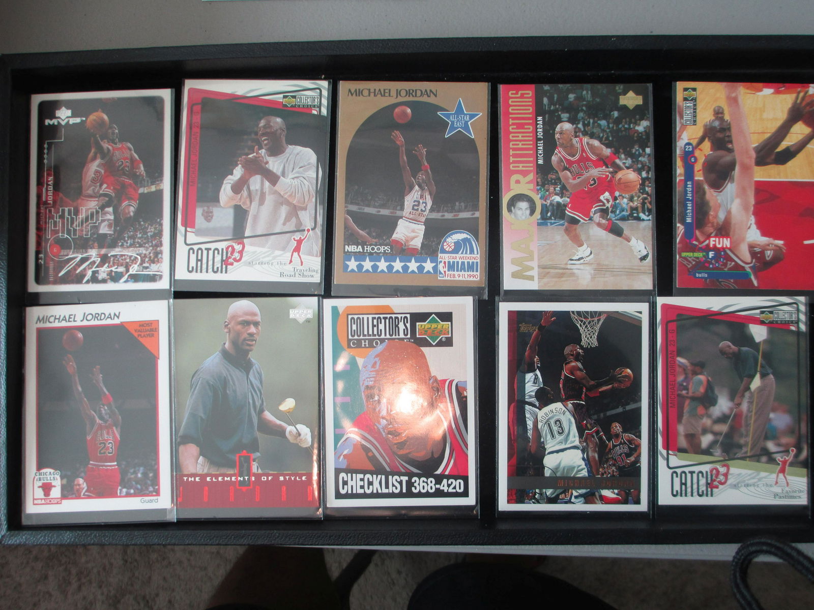 lot of 10 michael jordan cards (1 of 1)