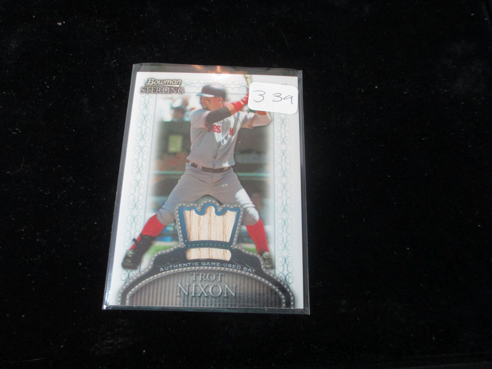 trot nixon game used bat card (1 of 1)