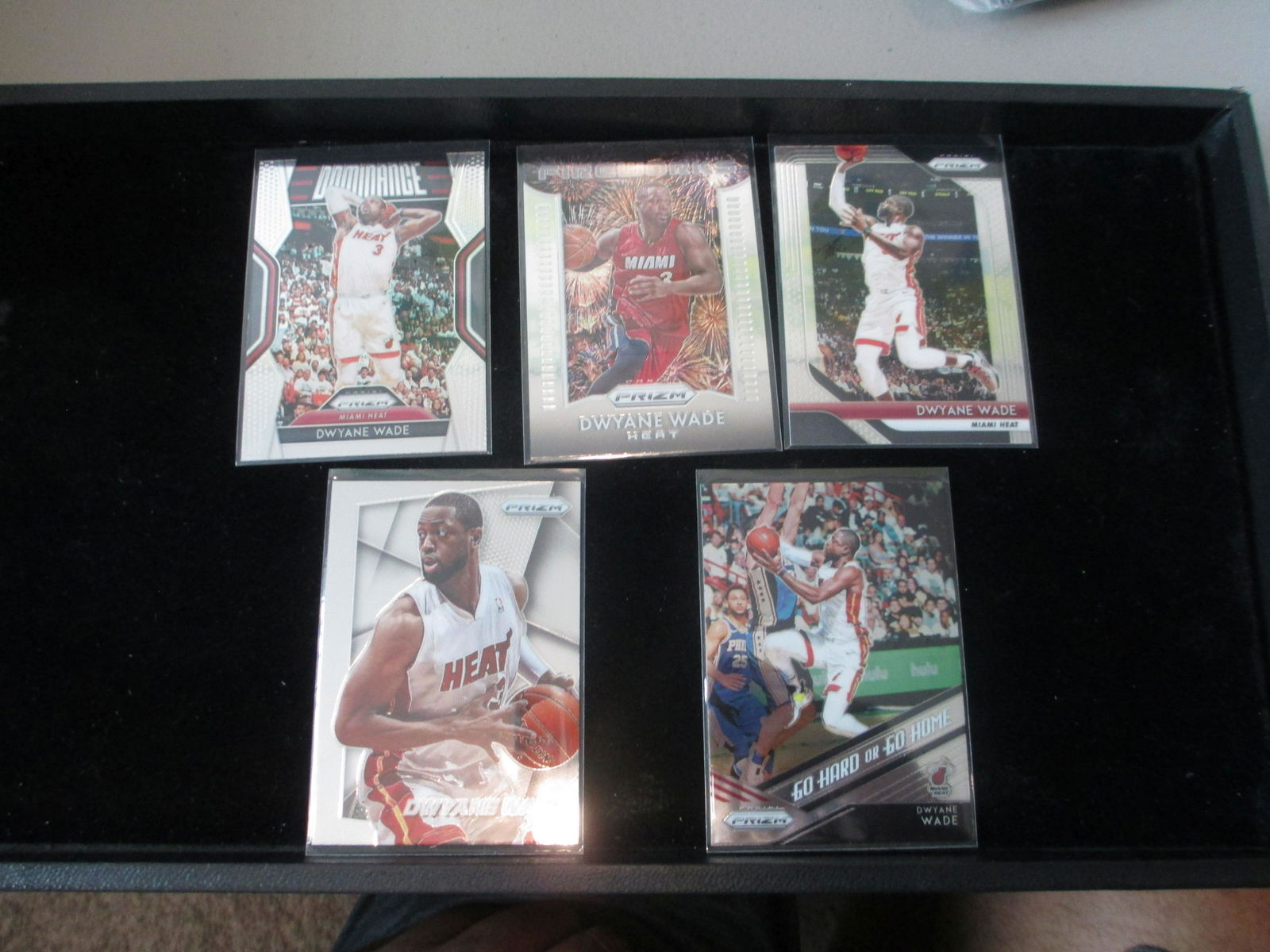lot of 5 dwayne wade prizm cards (1 of 1)