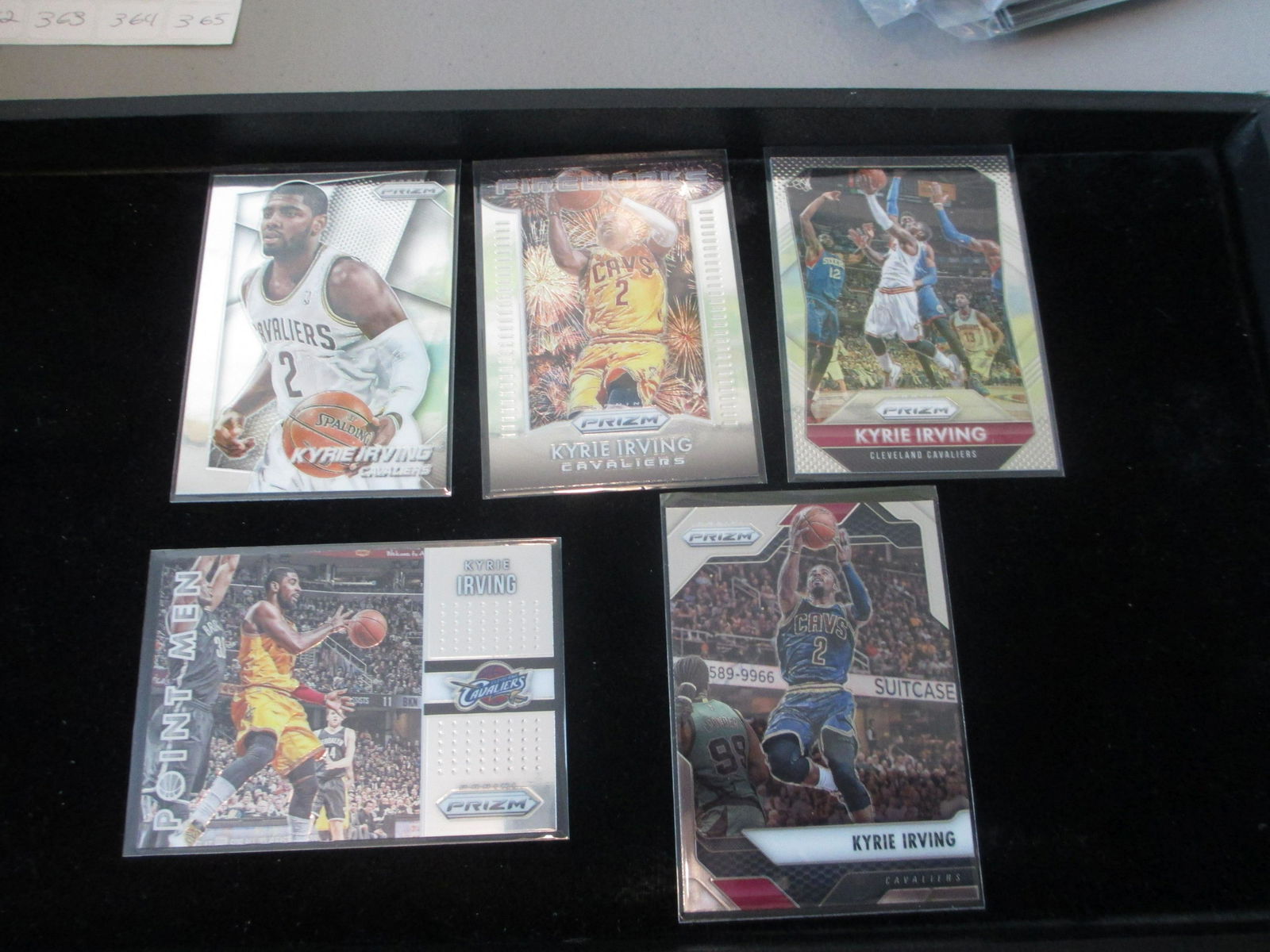 lot of 5 kyrie irving  prizm cards (1 of 1)