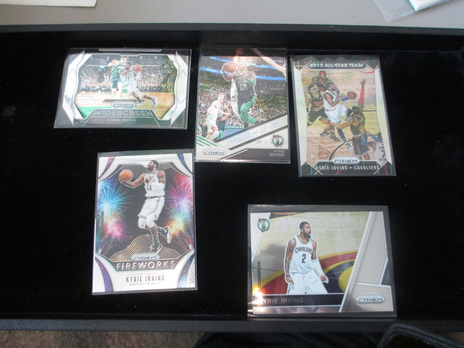 lot of 5 kyrie irving prizm cards (1 of 1)