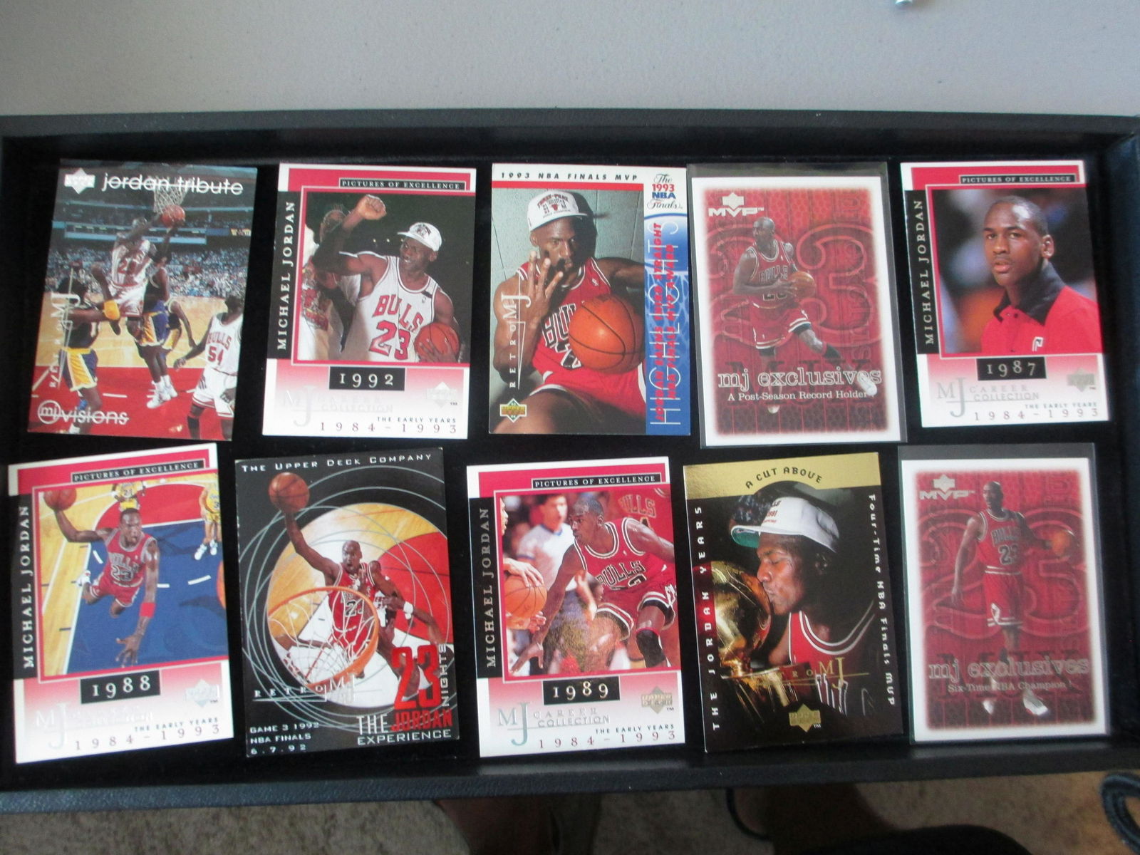 lot of 10 michael jordan cards (1 of 1)
