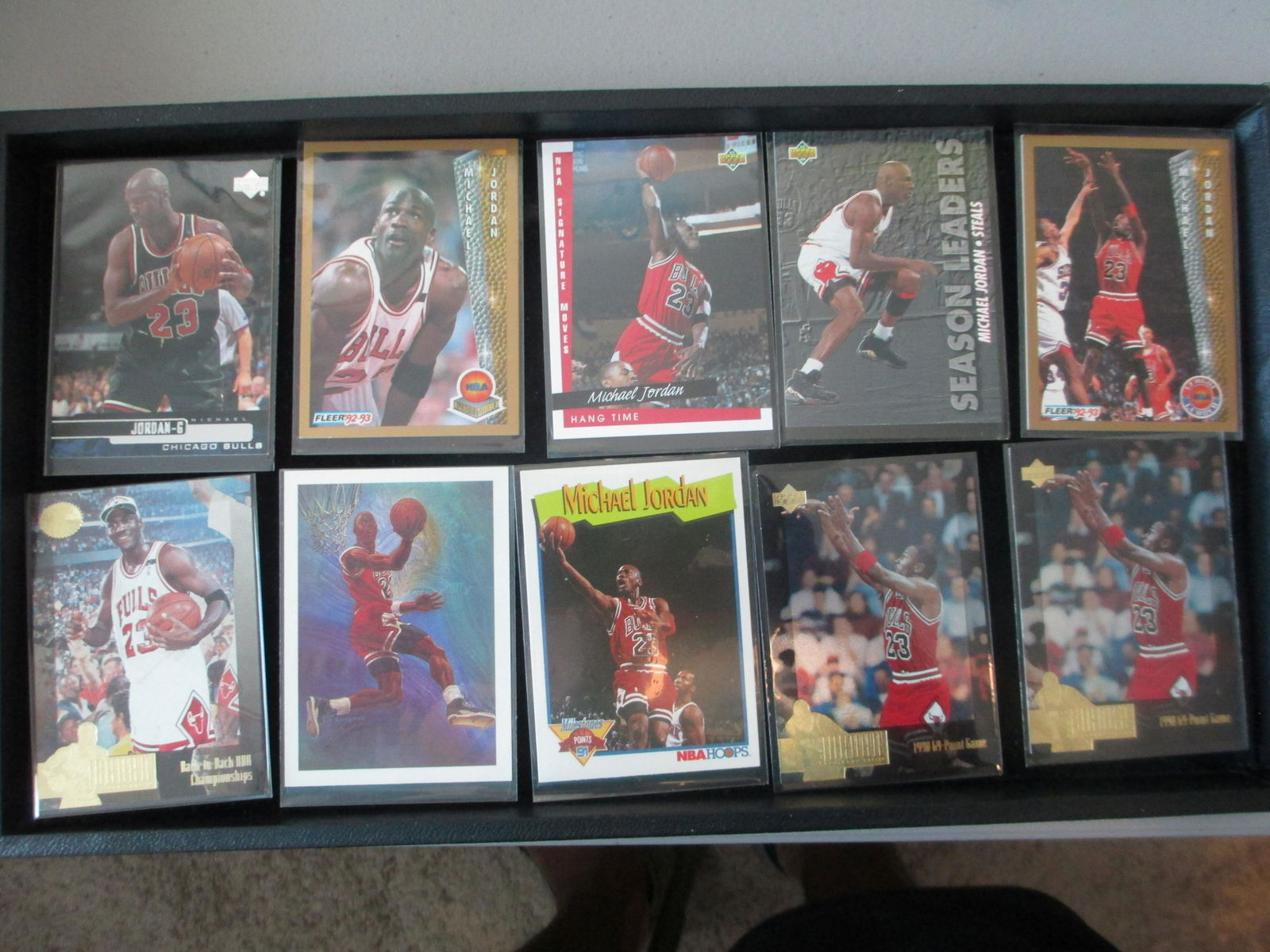 lot of 10 michael jordan cards (1 of 1)