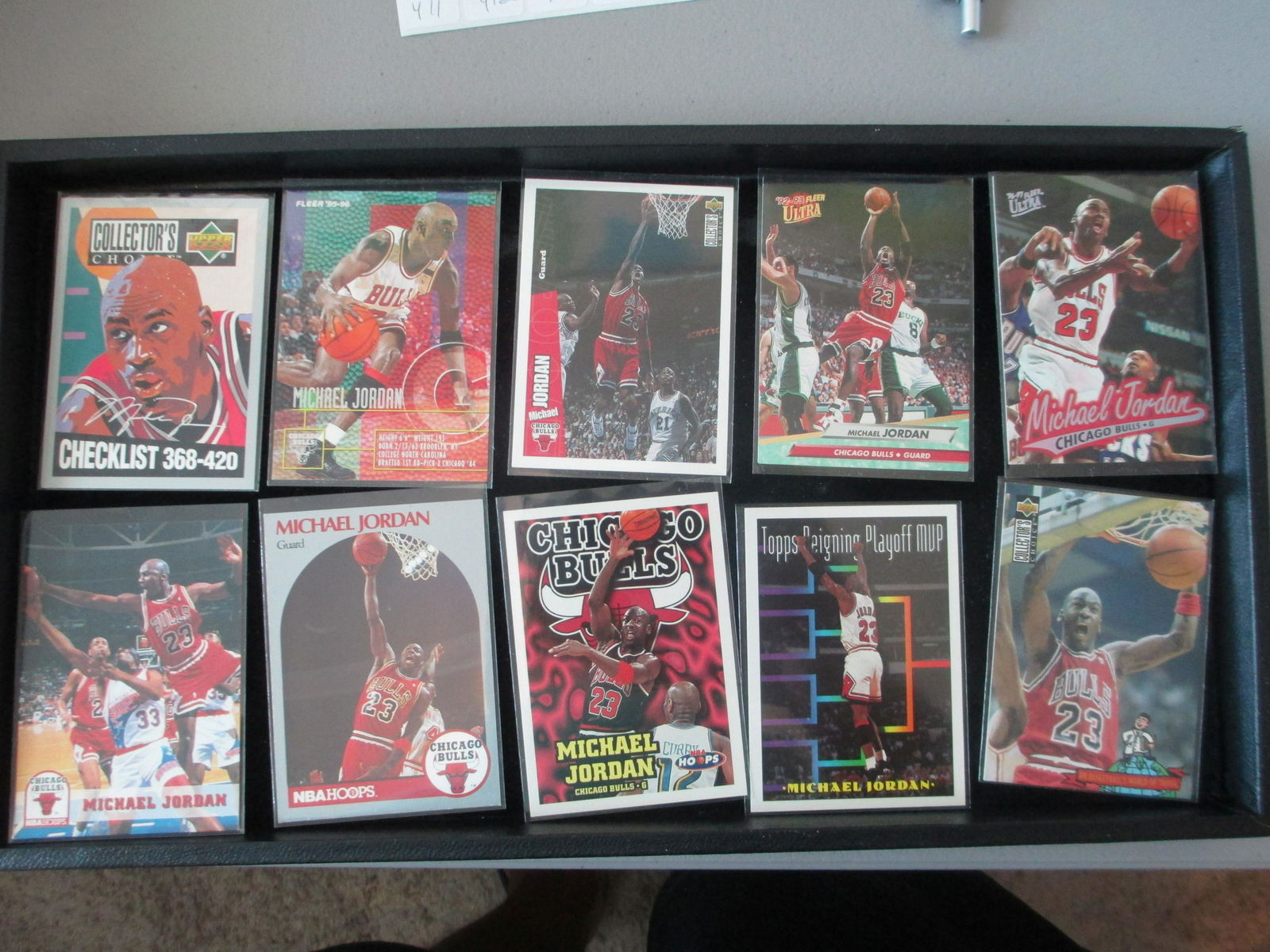 lot of 10 michael jordan cards (1 of 1)