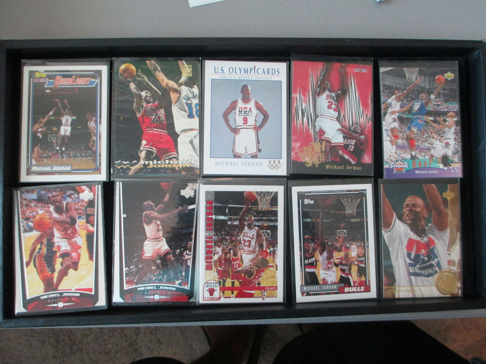 lot of 10 michael jordan cards (1 of 1)