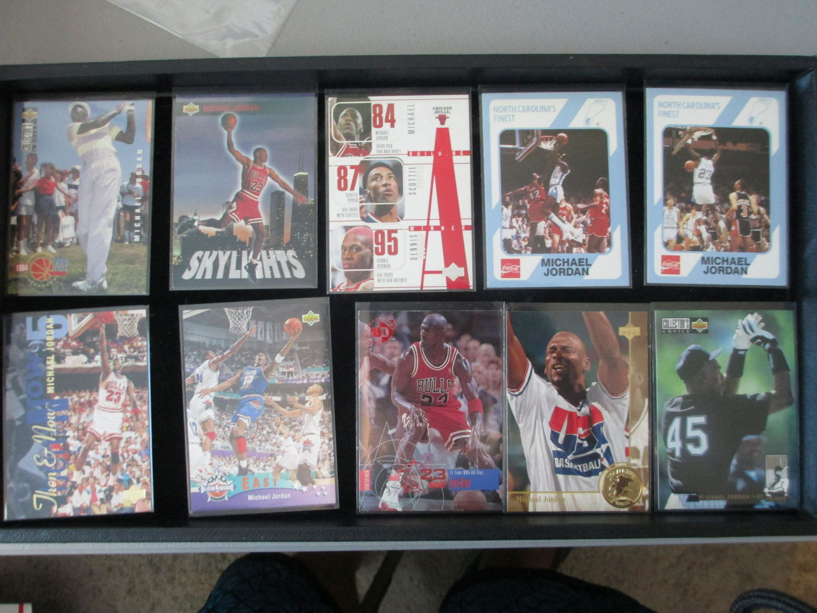 lot of 10 michael jordan cards (1 of 1)