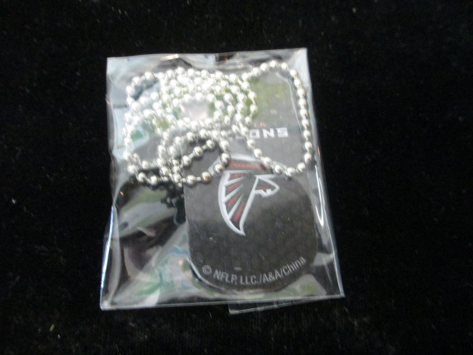 nfl dog tag/key chain: new