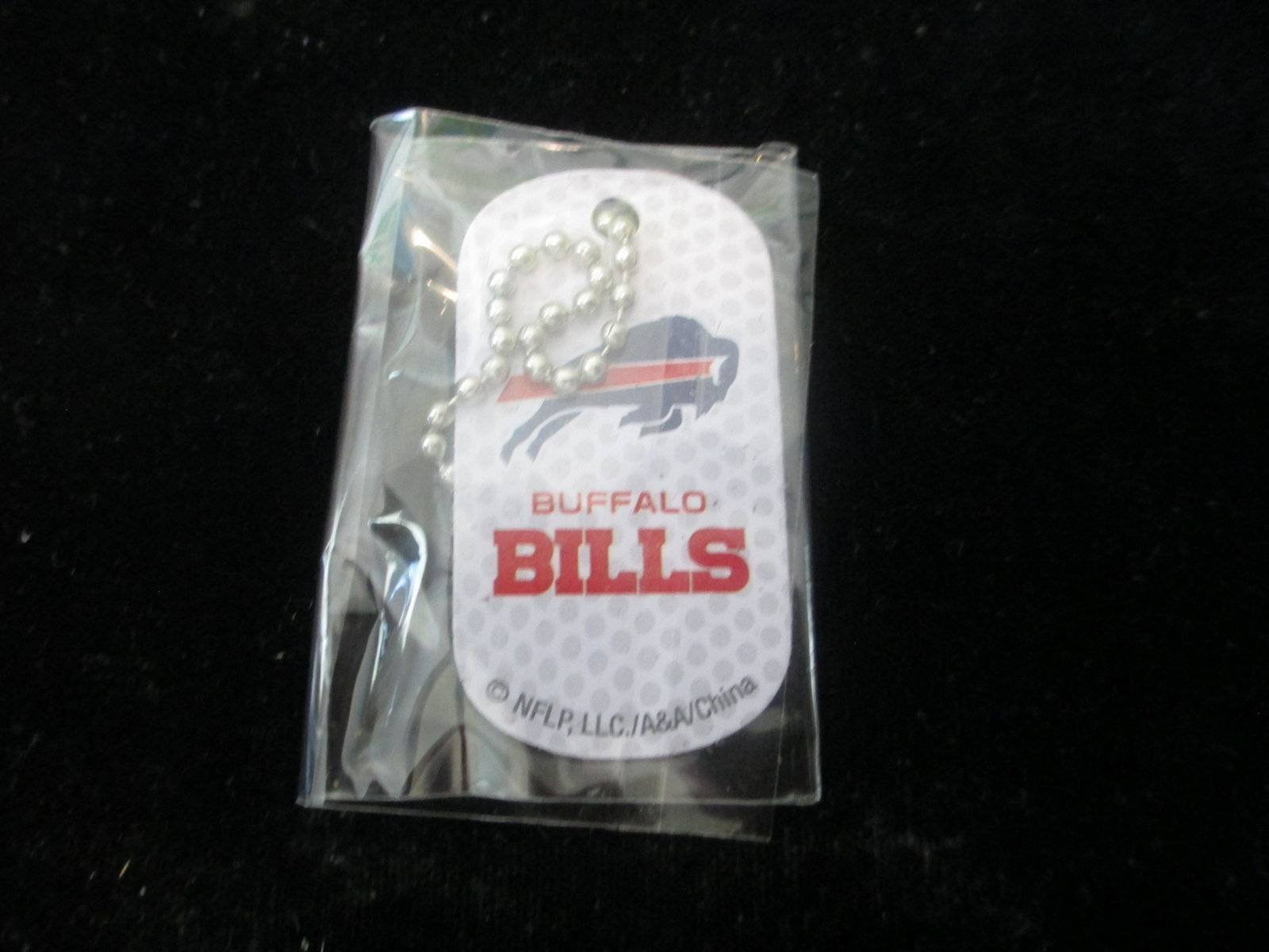 nfl dog tag/key chain: new