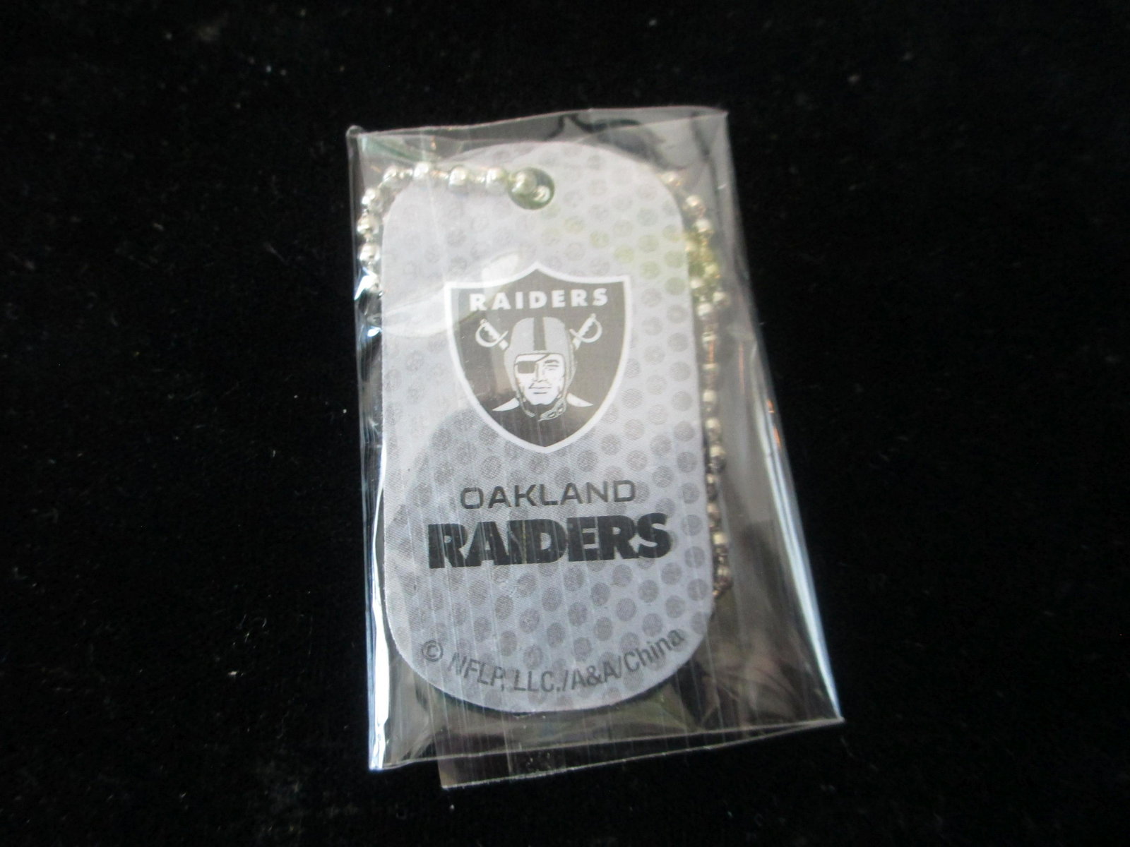 nfl dog tag/key chain: new