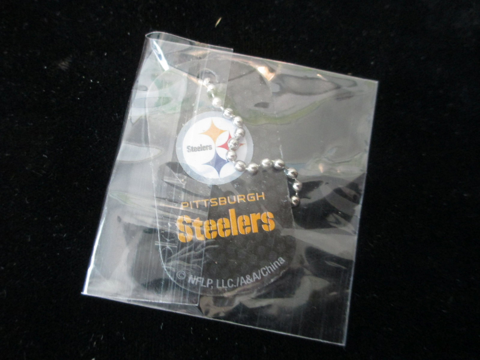 nfl dog tag/key chain: new