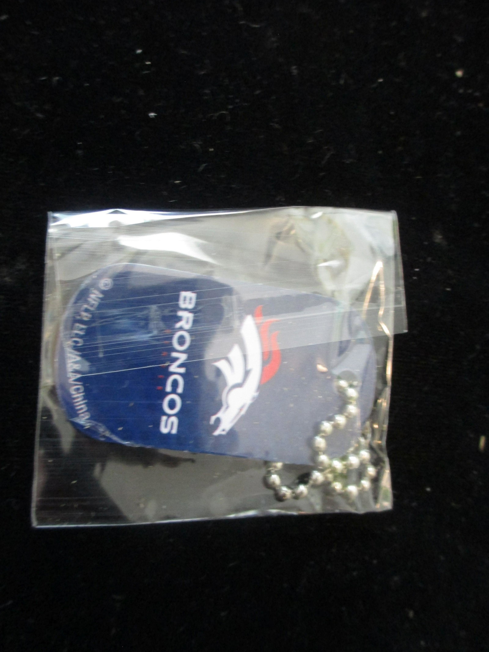 nfl dog tag/key chain: new