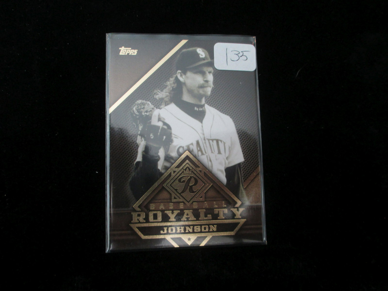randy johnson royalty card: seattle mariners