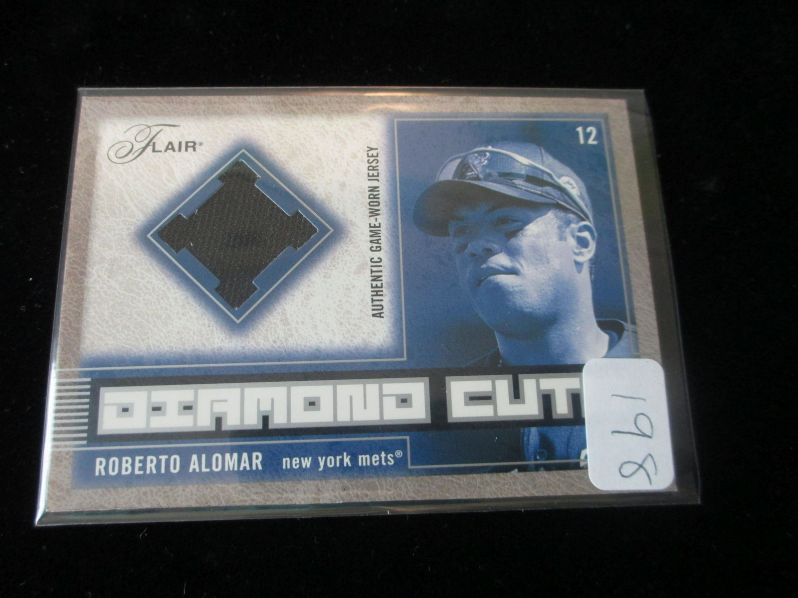 roberto alomar jersey card: mets