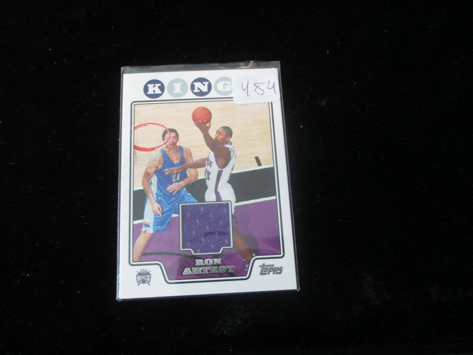 ron artest jersey card: kings