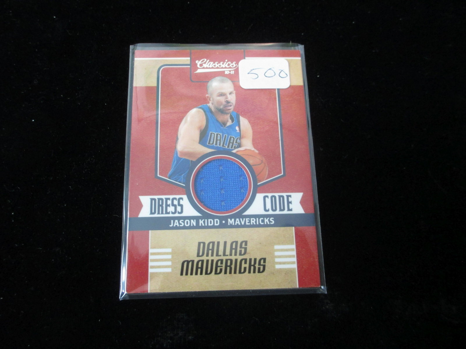 jason kidd jersey card/199: mavericks
