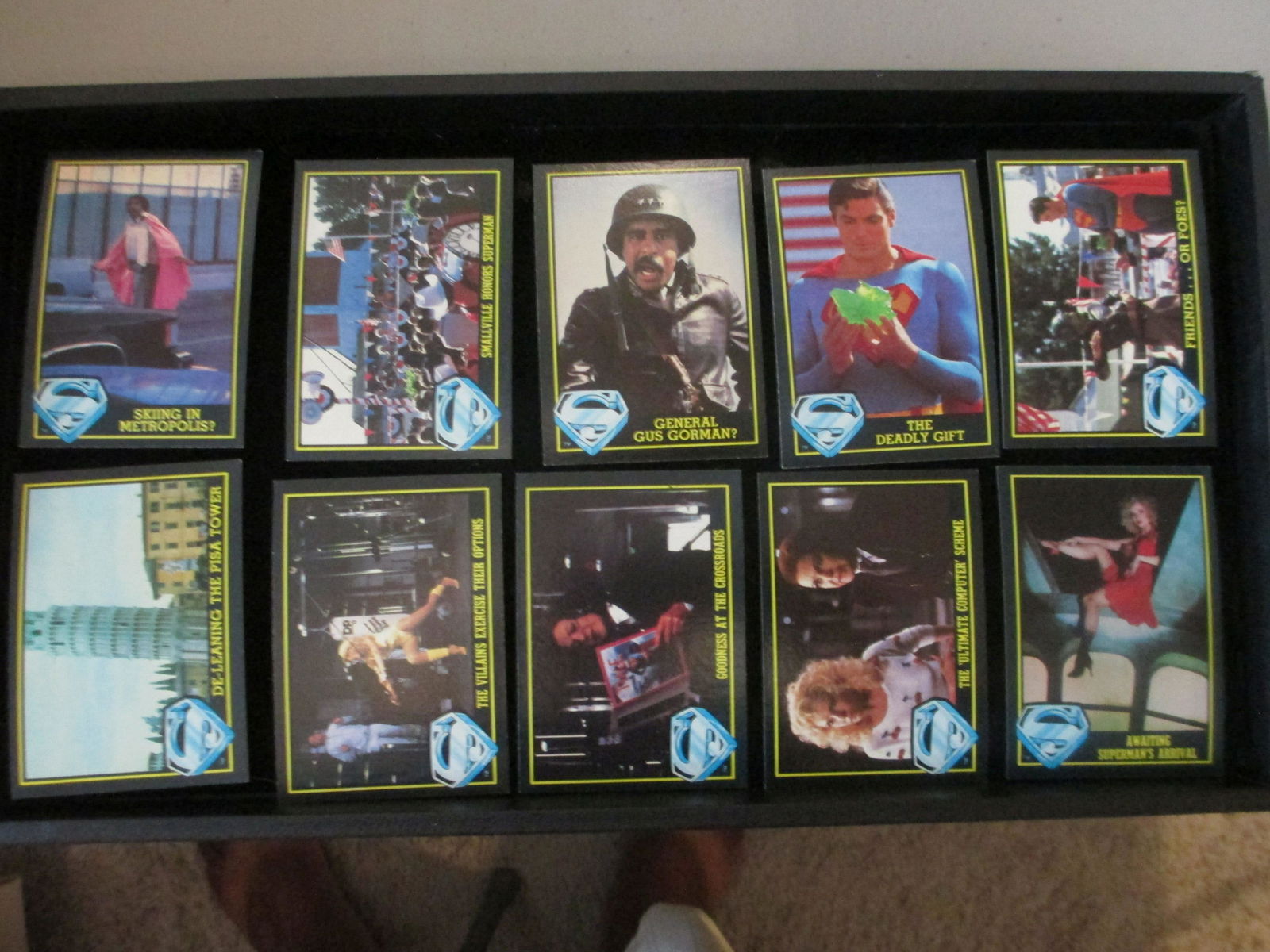 lot of 10 vintage superman cards (1 of 1)