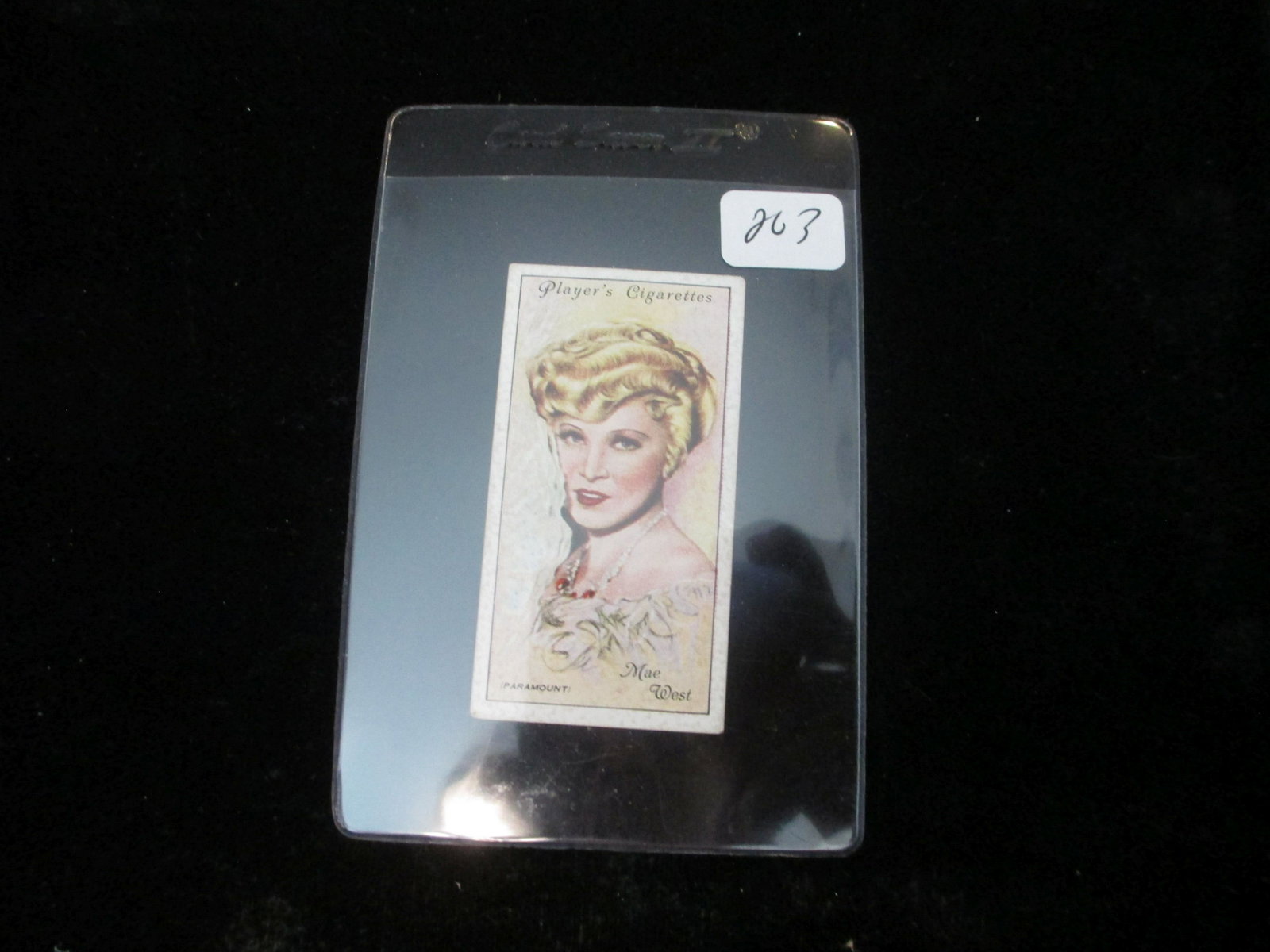 tobacco card mae west: vintage cards