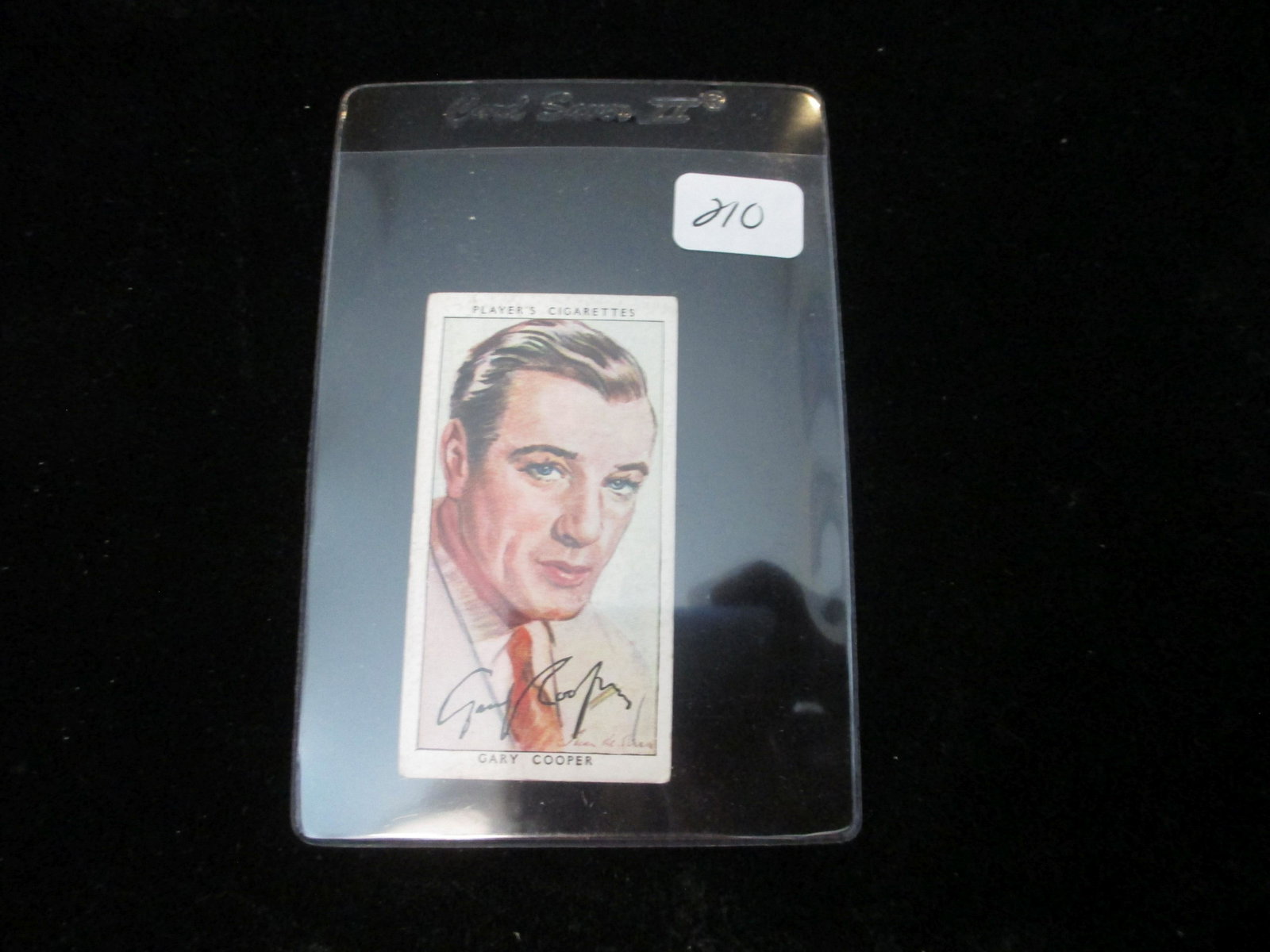 tobacco card gary cooper: vintage cards