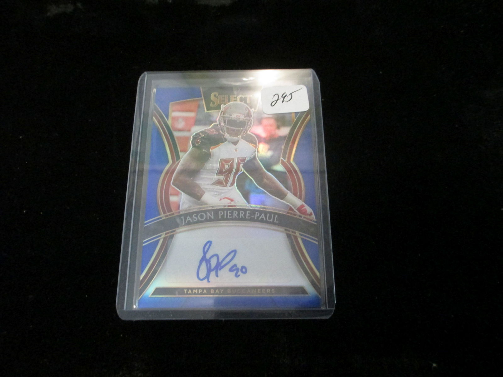 jason pierre paul signature card #50/75 (1 of 1)