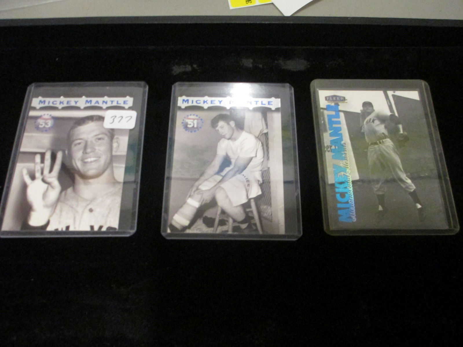 lot of 3 mickey mantle insert cards (1 of 1)