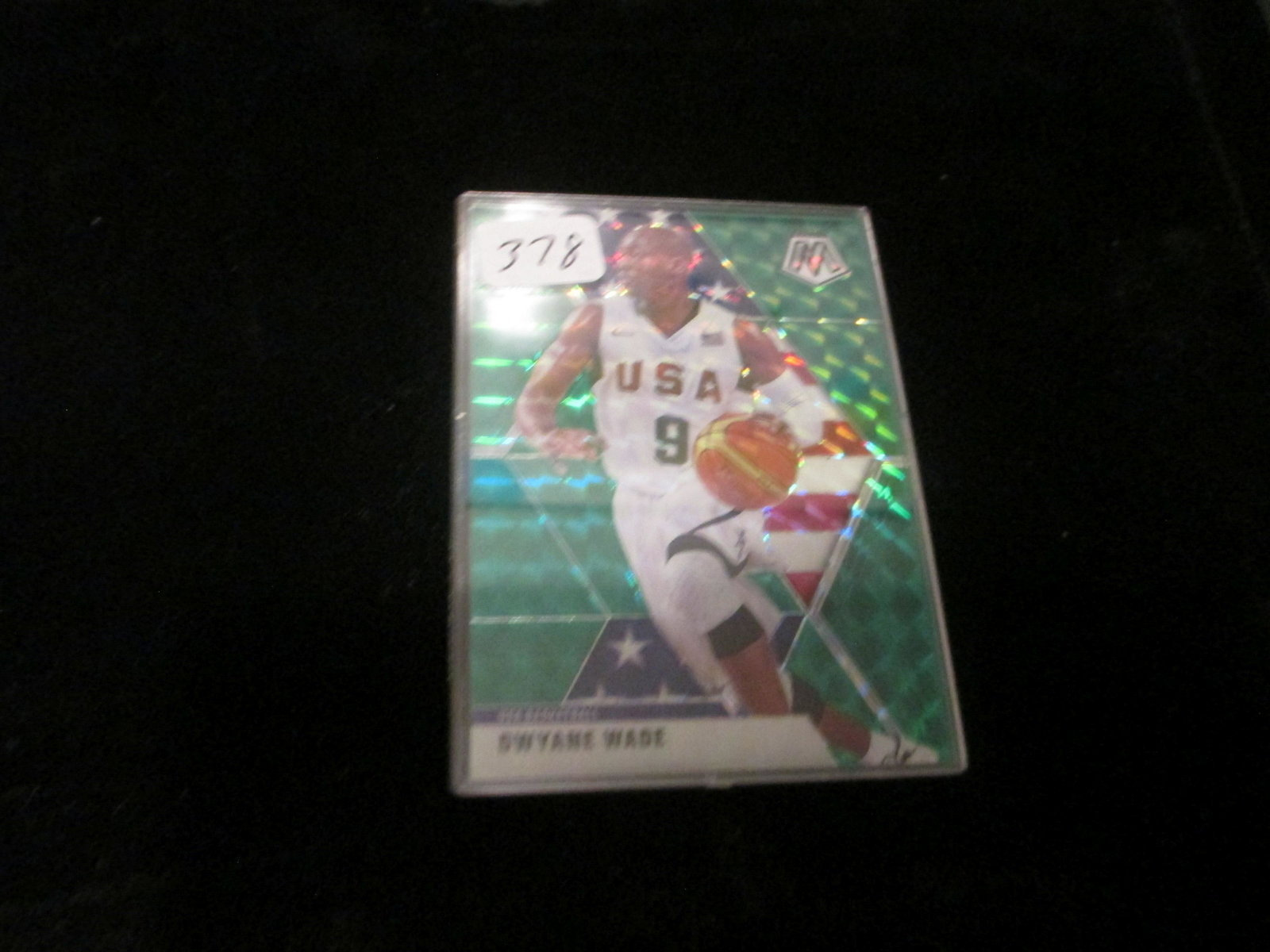 mosaic dwayne wade green #259: in hard plastic case