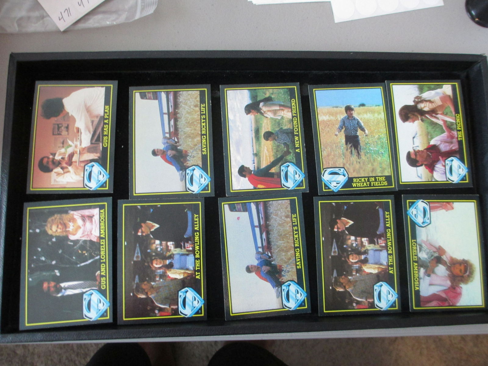 lot of 10 vintage superman cards (1 of 1)