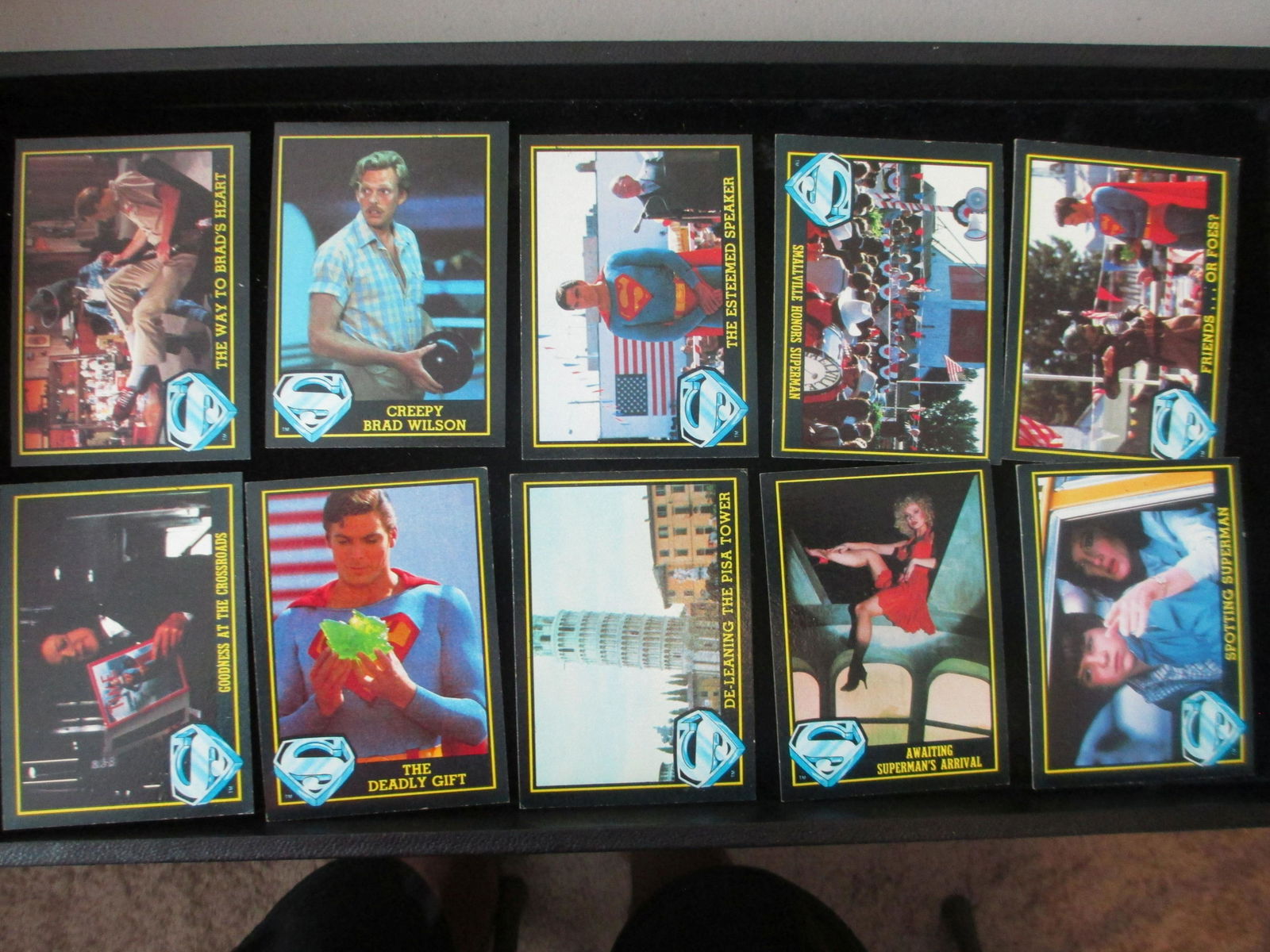 lot of 10 vintage superman cards (1 of 1)