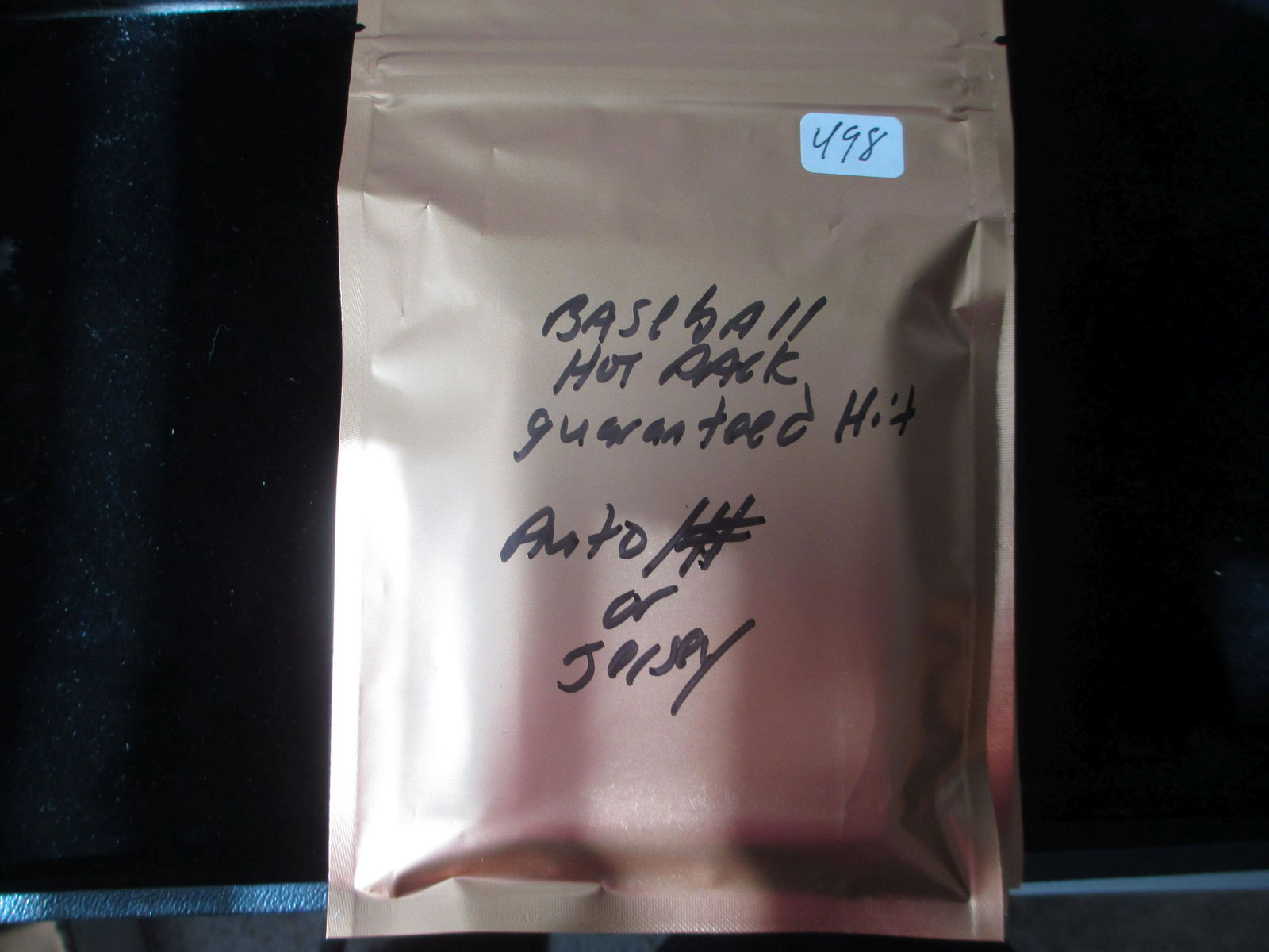 baseball hot pack guaranteed auto/# or jersey (1 of 1)