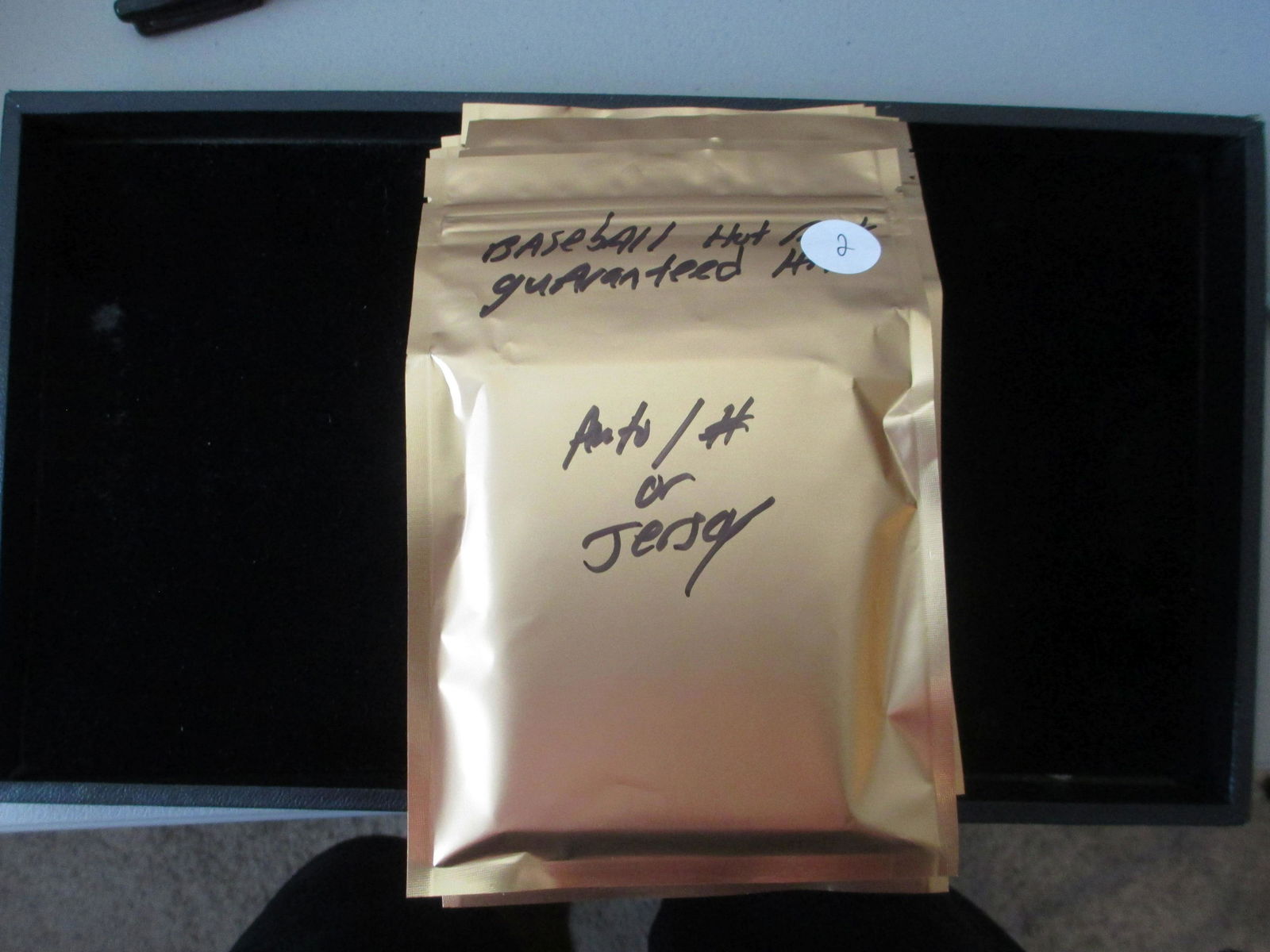 baseball hot pack guaranteed auto/jersey or #'d card (1 of 1)