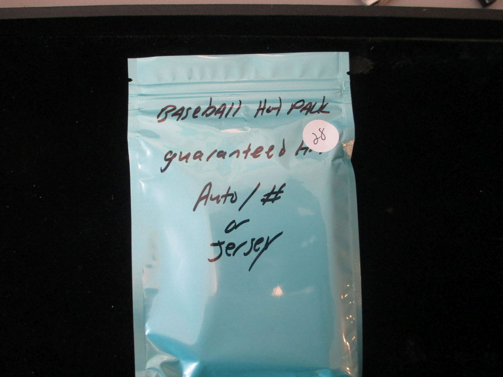 baseball hot pack guaranteed auto/jersey or #'d card (1 of 1)