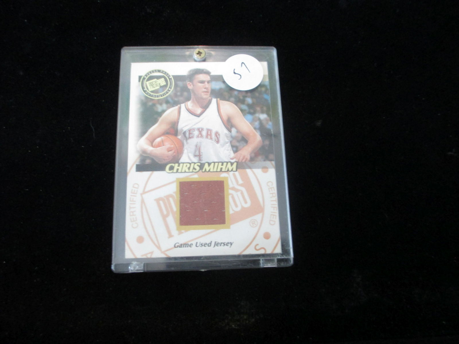 chrim mihm jersey #057/425 card in hard plastic case (1 of 1)