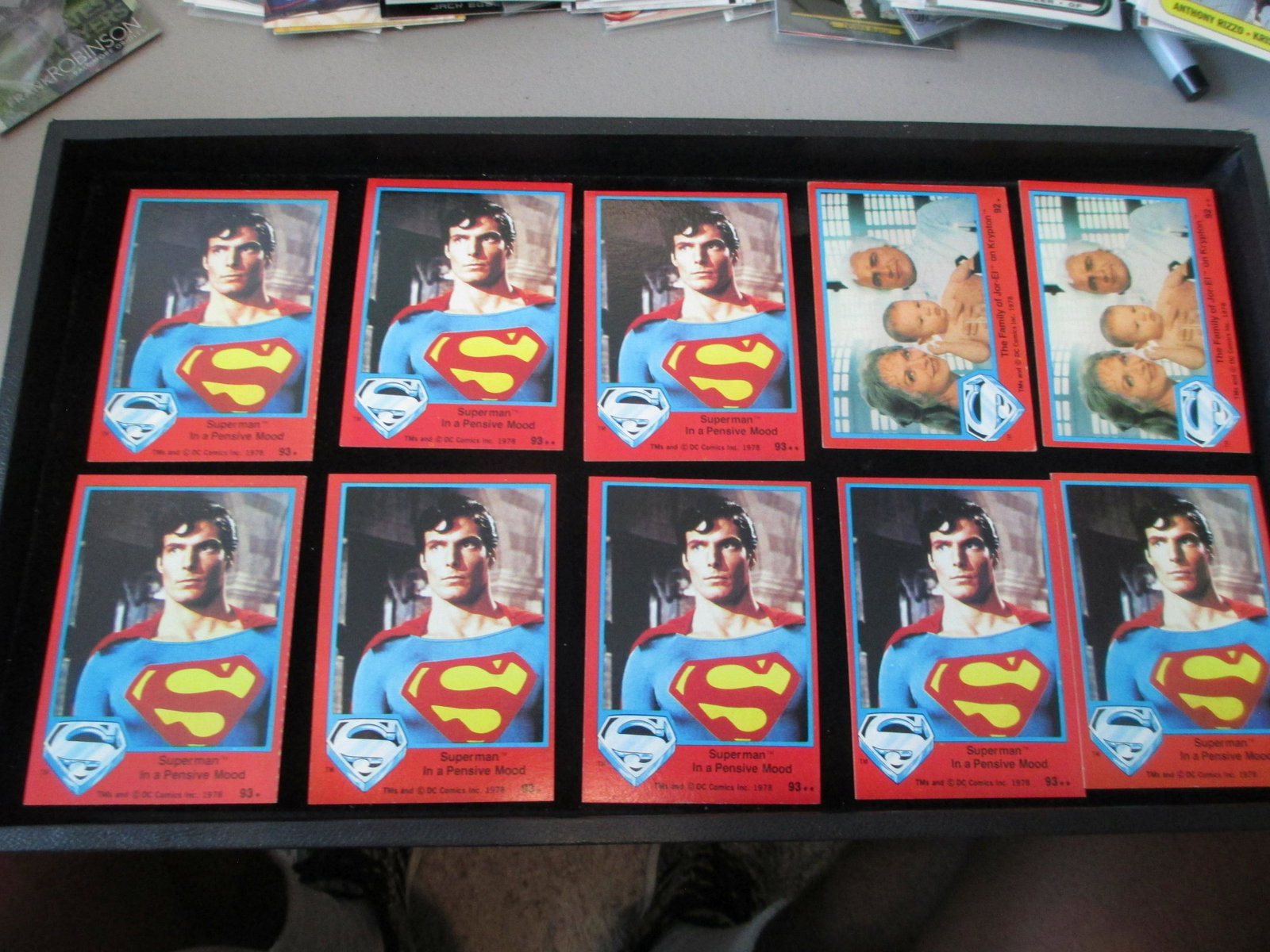 lot of 10 Superman Cards: Superman