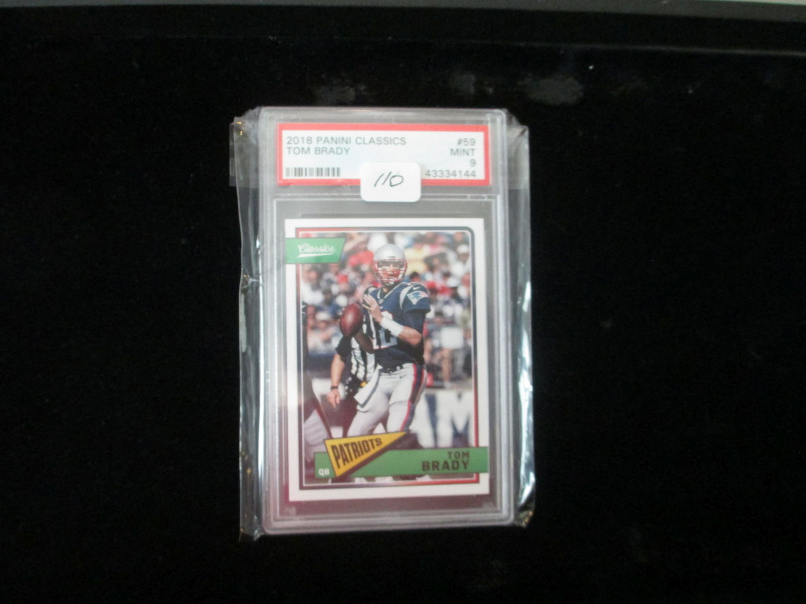 psa graded 2018 tom brady mint 9 (1 of 1)