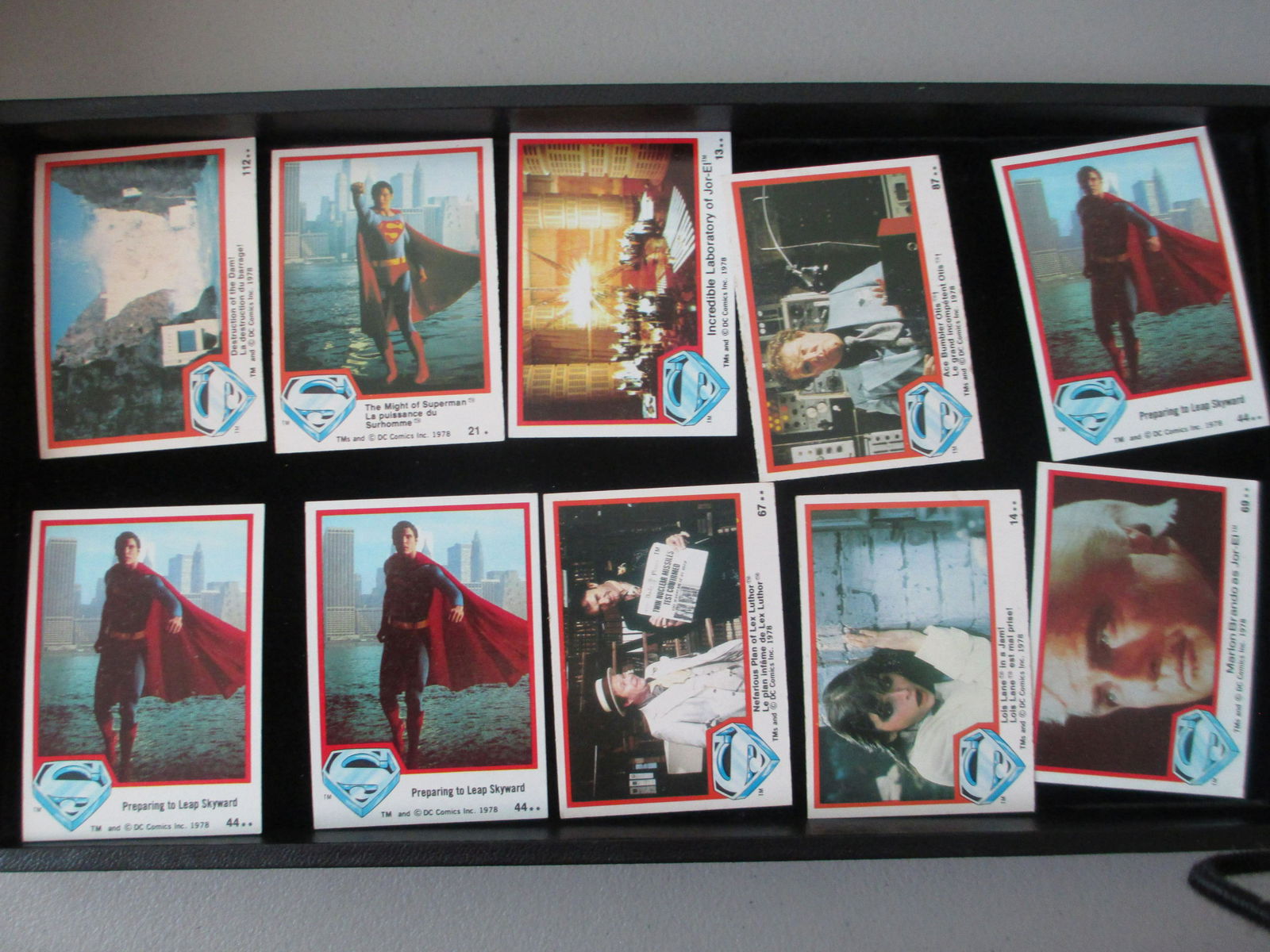 lot of 10 vintage superman cards (1 of 1)