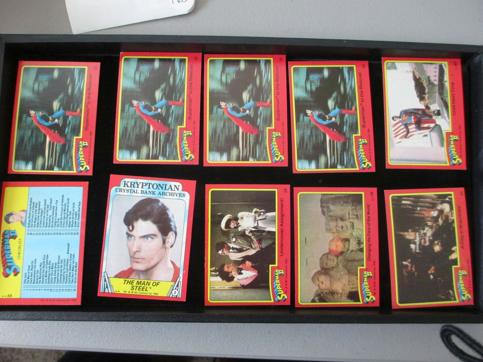 lot of 10 vintage superman cards (1 of 1)