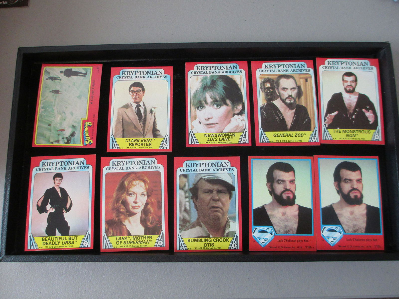 lot of 10 vintage superman cards (1 of 1)