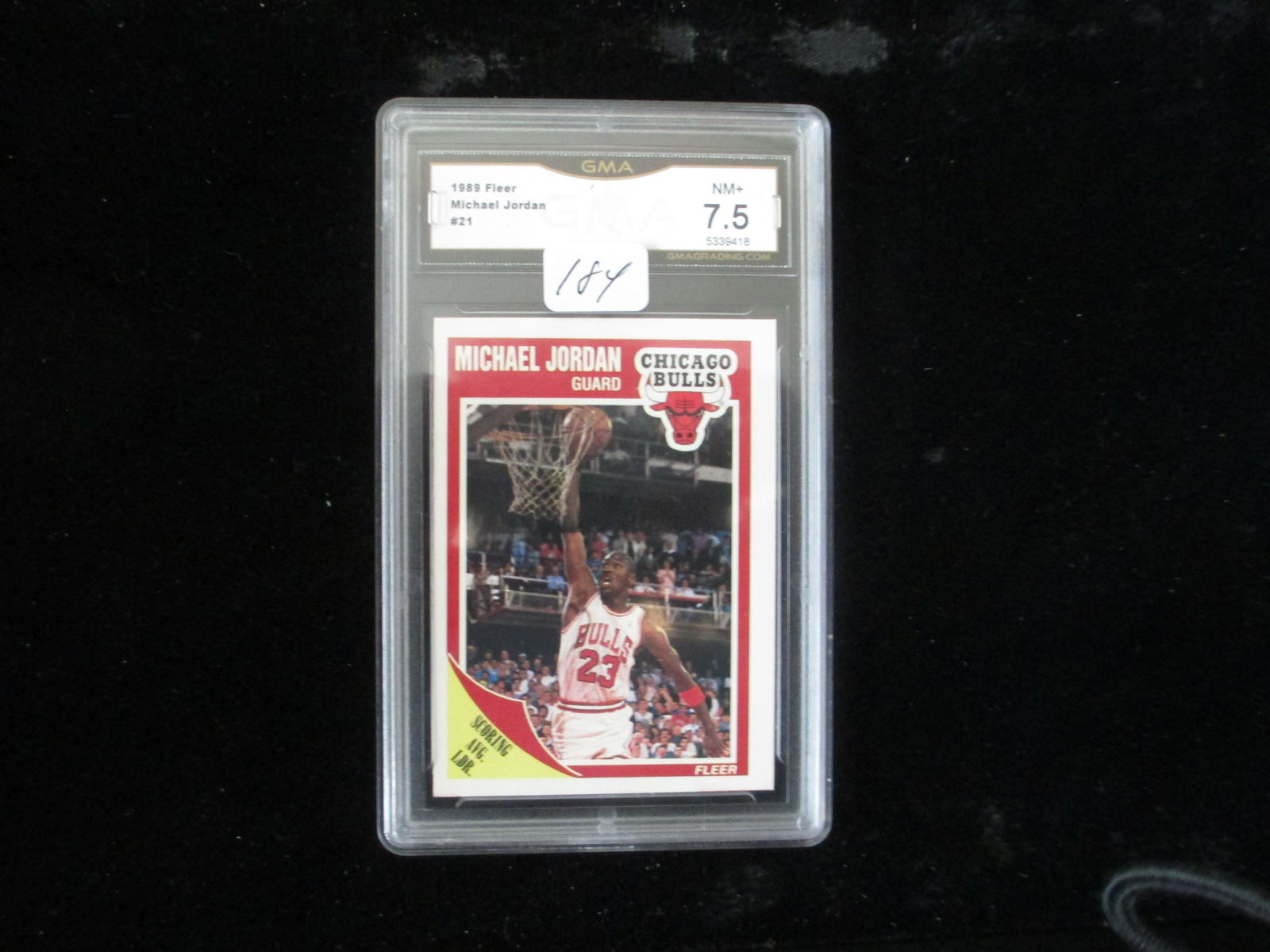 gma graded michael jordan 1989 mint 7.5 (1 of 1)