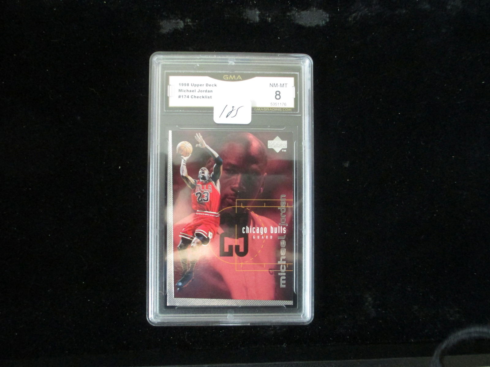 gma graded michael jordan 1998 mint 8 (1 of 1)